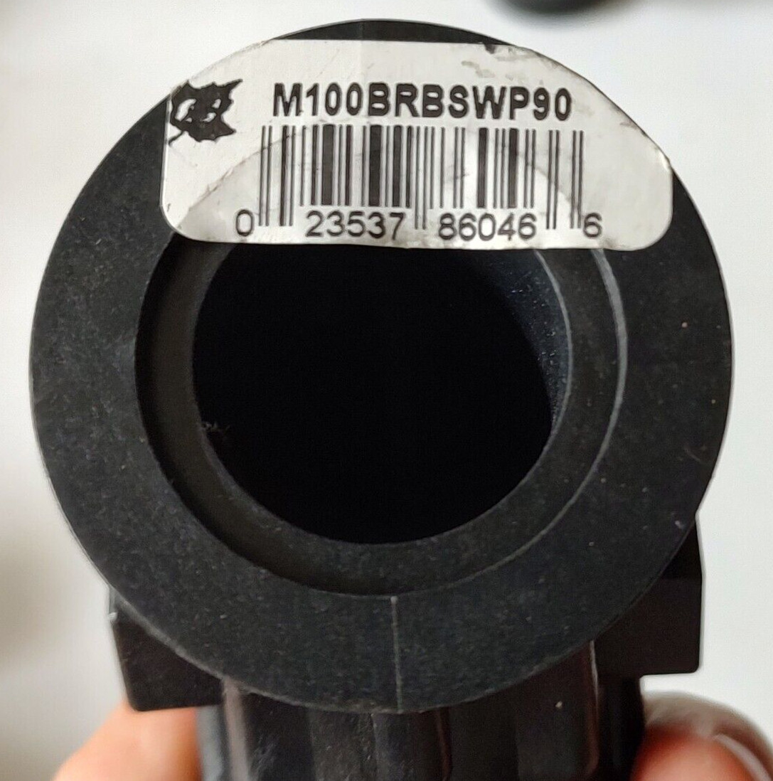 GREEN LEAF M100BRBSWP90 1 INCH MANIFOLD FLANGE X 1 INCH HOSE BARB / SHANK