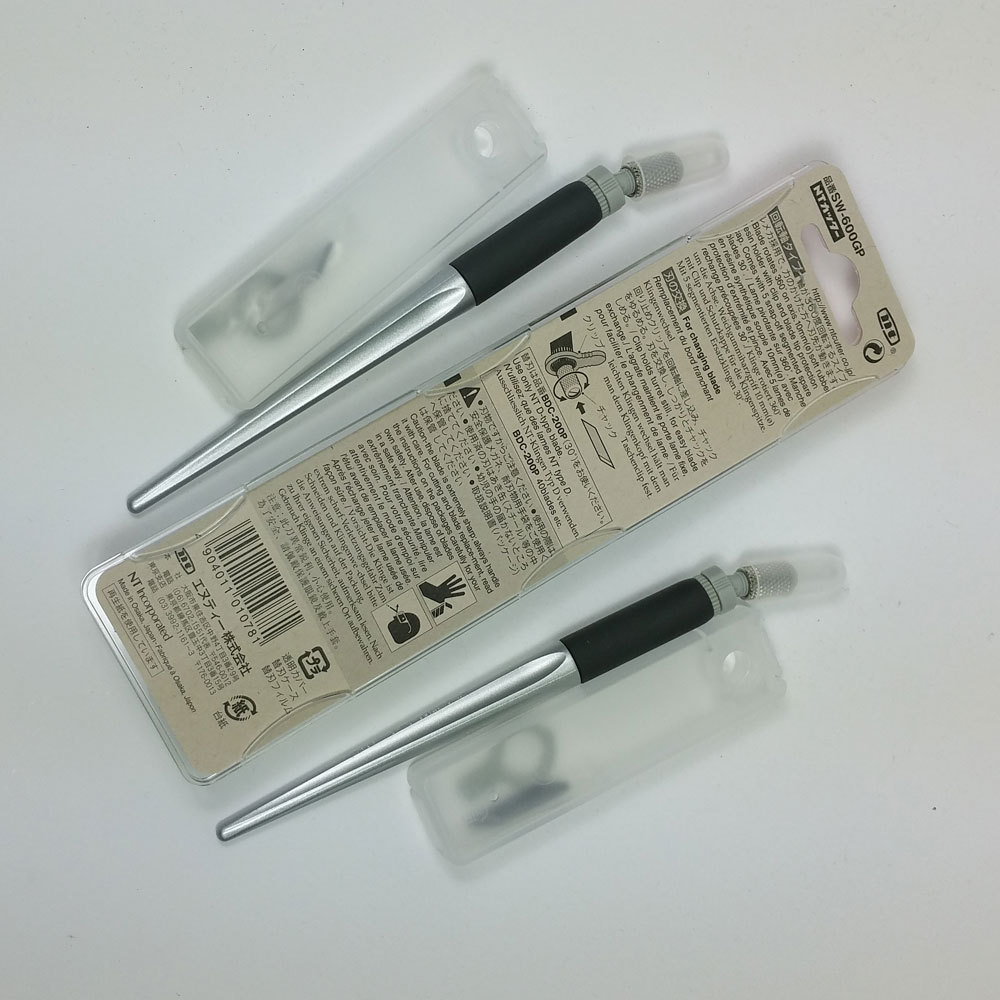 3Pcs NT Cutter SW-600GP Made in Japan Scalpel Craft Knife Grip Cushioned