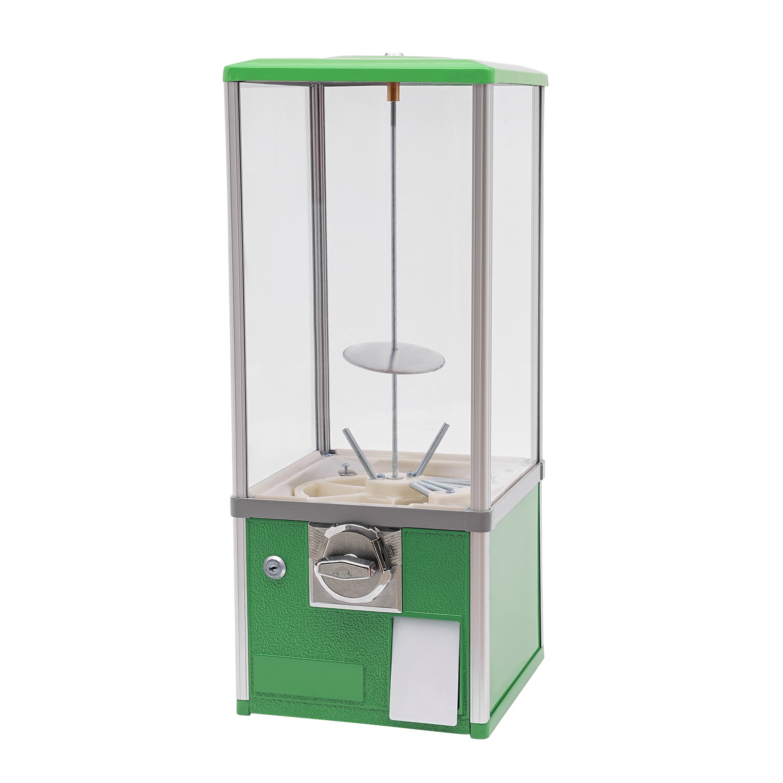 26*26*64cm Gumball Machine with Keys – Modern Bubble Gum Candy Dispenser