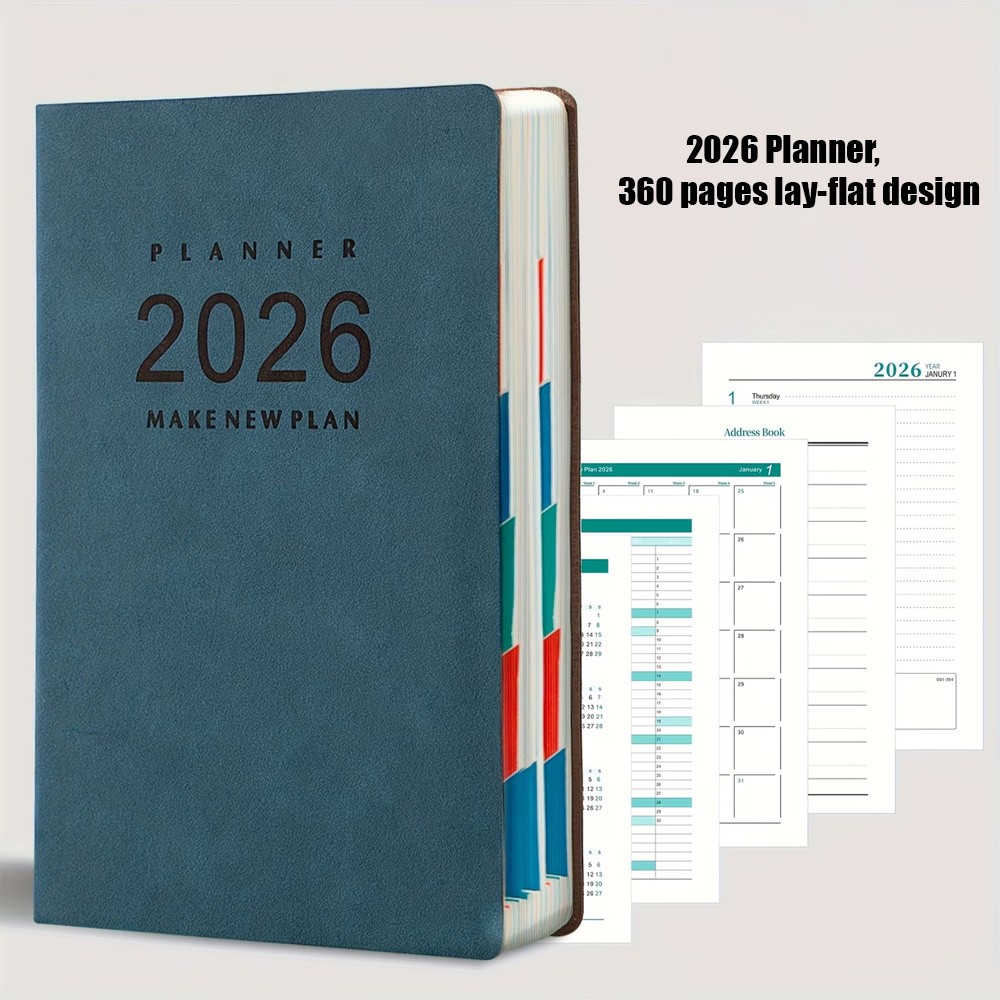 Daily Planner 2026, Calendar 2026 Agenda Planner Daily Journal Notebook 5.7″X8.3