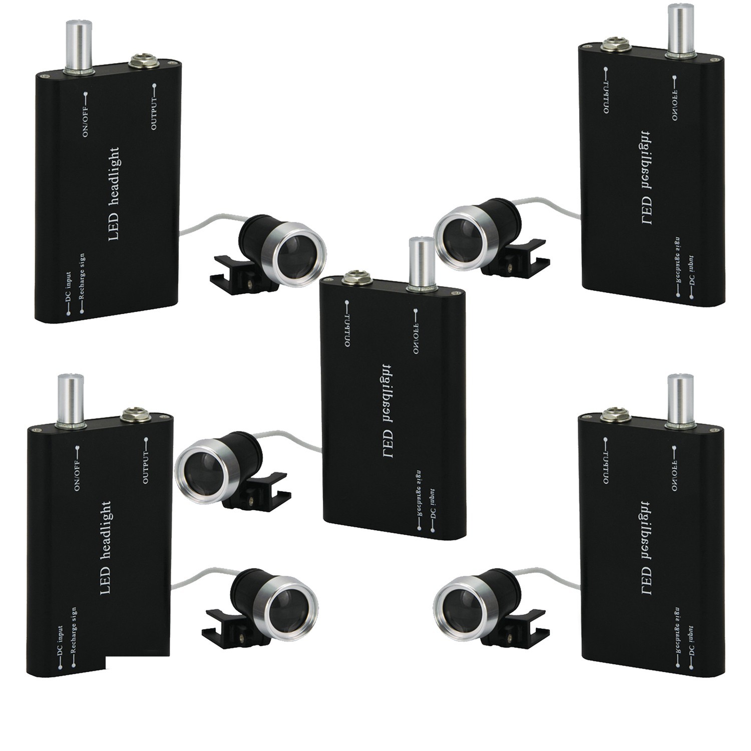 3W Dental LED Head Light Lamp for Surgical Medical 3.5X Binocular Loupes AZDENT
