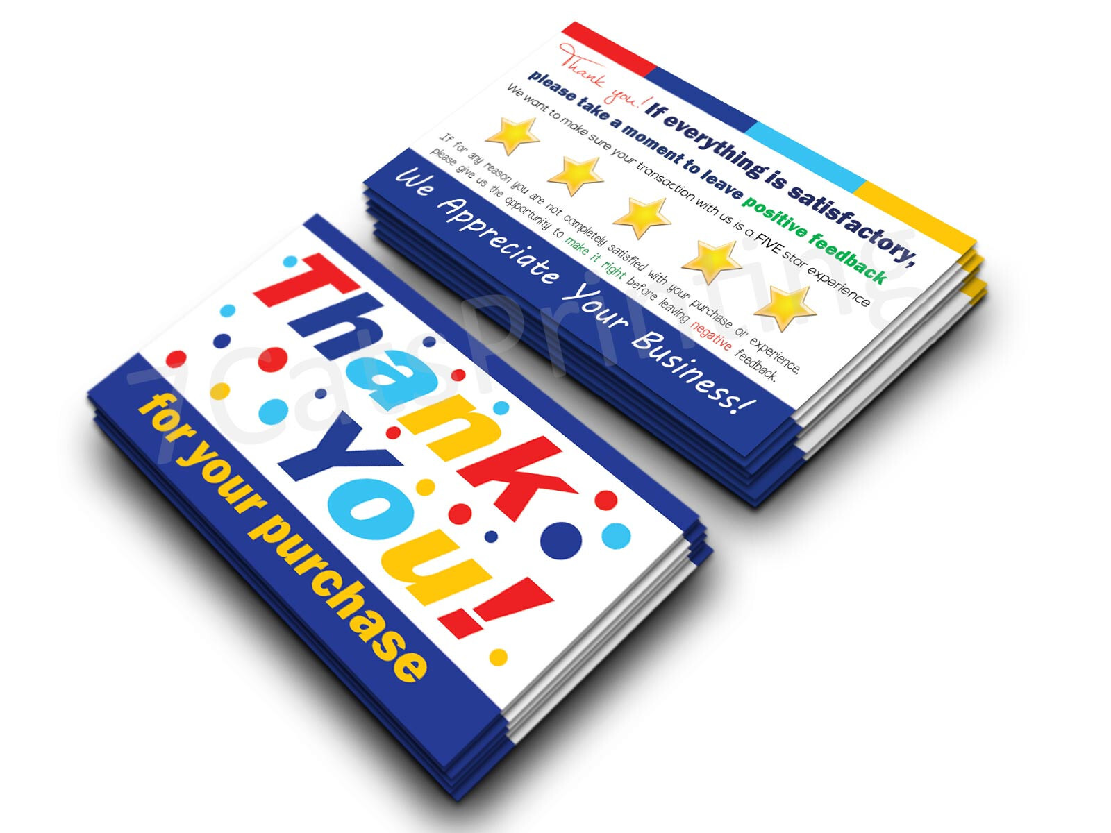 100 for eBay Thank You Cards Seller Notes