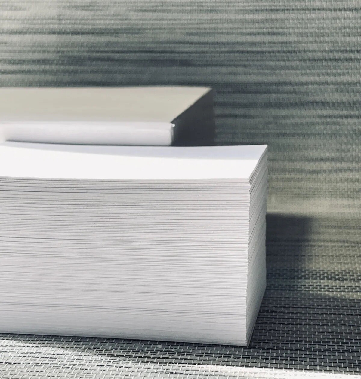 100 Pcs Blank White Business Cards 2×3.5 in Thick Cardstock 100# 270gsm