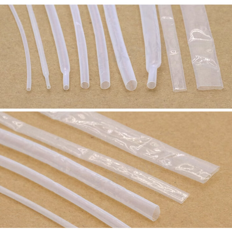 0.5-40mm Dia PTFE F4 FEP 1.7:1 1.3:1 Heat Shrink Tube Resistant High Temp. 260℃