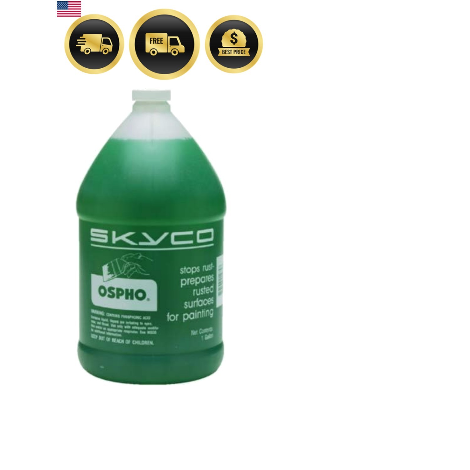 Metal Treatment Gallon – Rust Converter for Metal Surfaces – Rust Remover for…