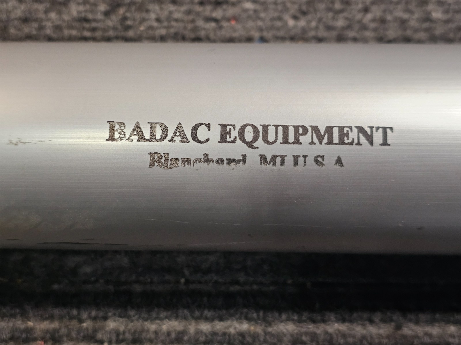 Badac Equipment Cylinder Rod C/23 2.18″ OD x 21.5″ Length x .61″ Rod