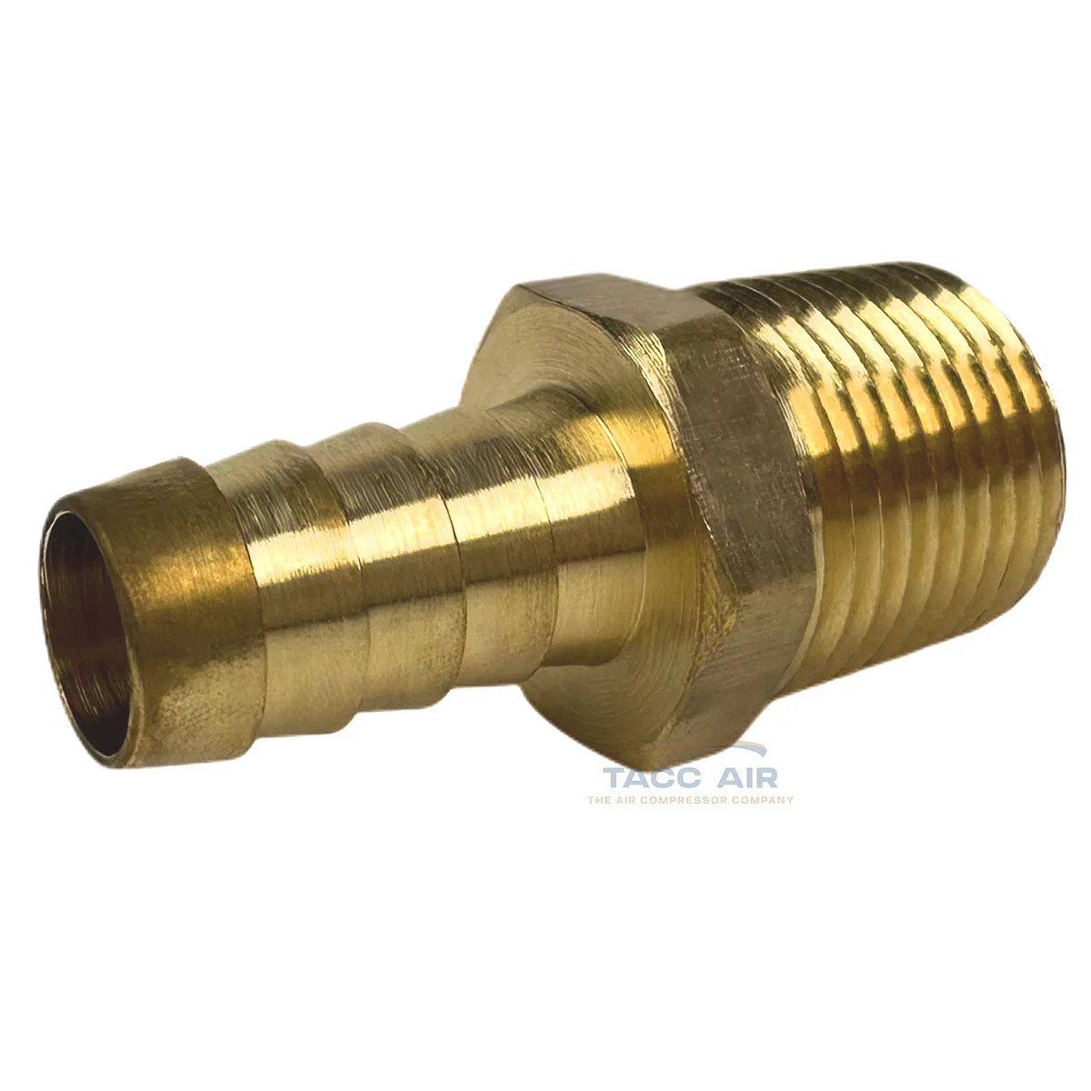10 Pack 1/2″ ID Hose Barb x 1/2″ Male NPT Pipe Thread Brass Straight End Fitting