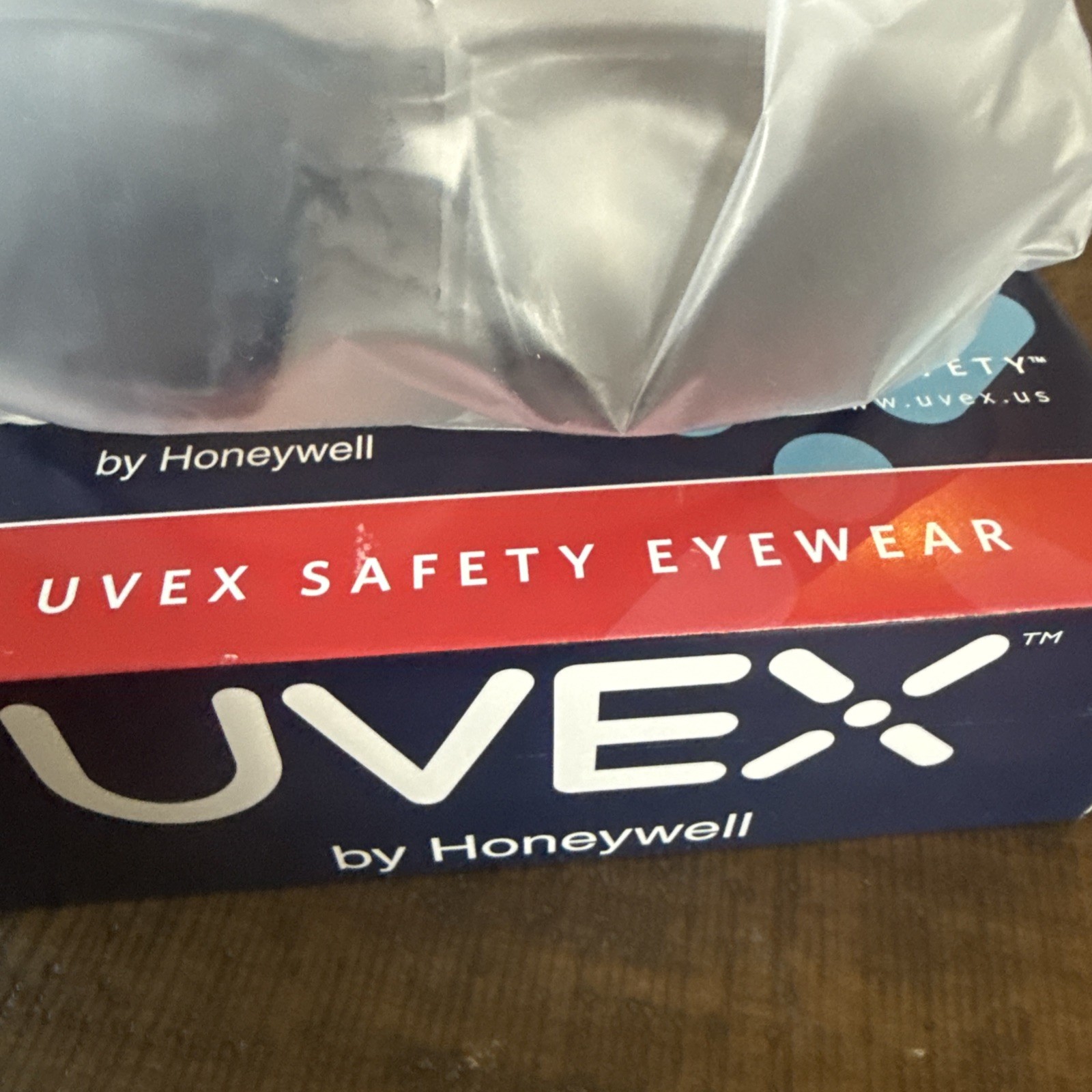 Uvex Hypershock Safety Glasses Hydroshield AF Coating Smoke Brown Frame Expresso