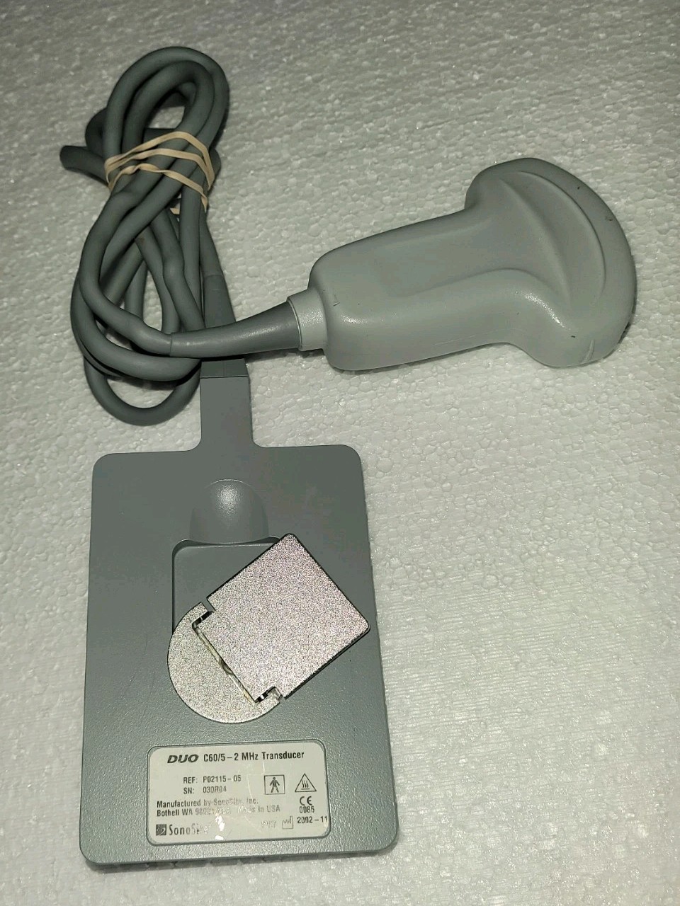 Sonosite C60/5-2 MHz DUO Transducer Probe P02115-05