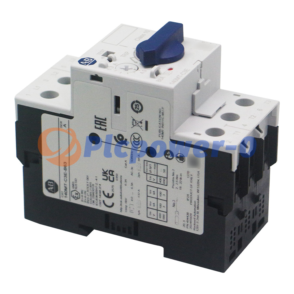 New AB 140MT-C3E-B63 Motor Protection Circuit Breaker Standard Magnetic Trip