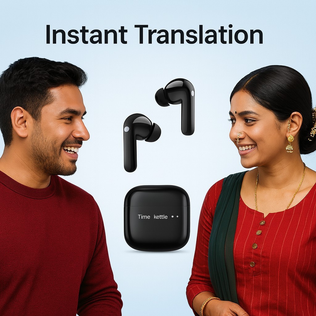 Timekettle M3 3 in 1 Language Translation Earbuds No Subscription – Black Color