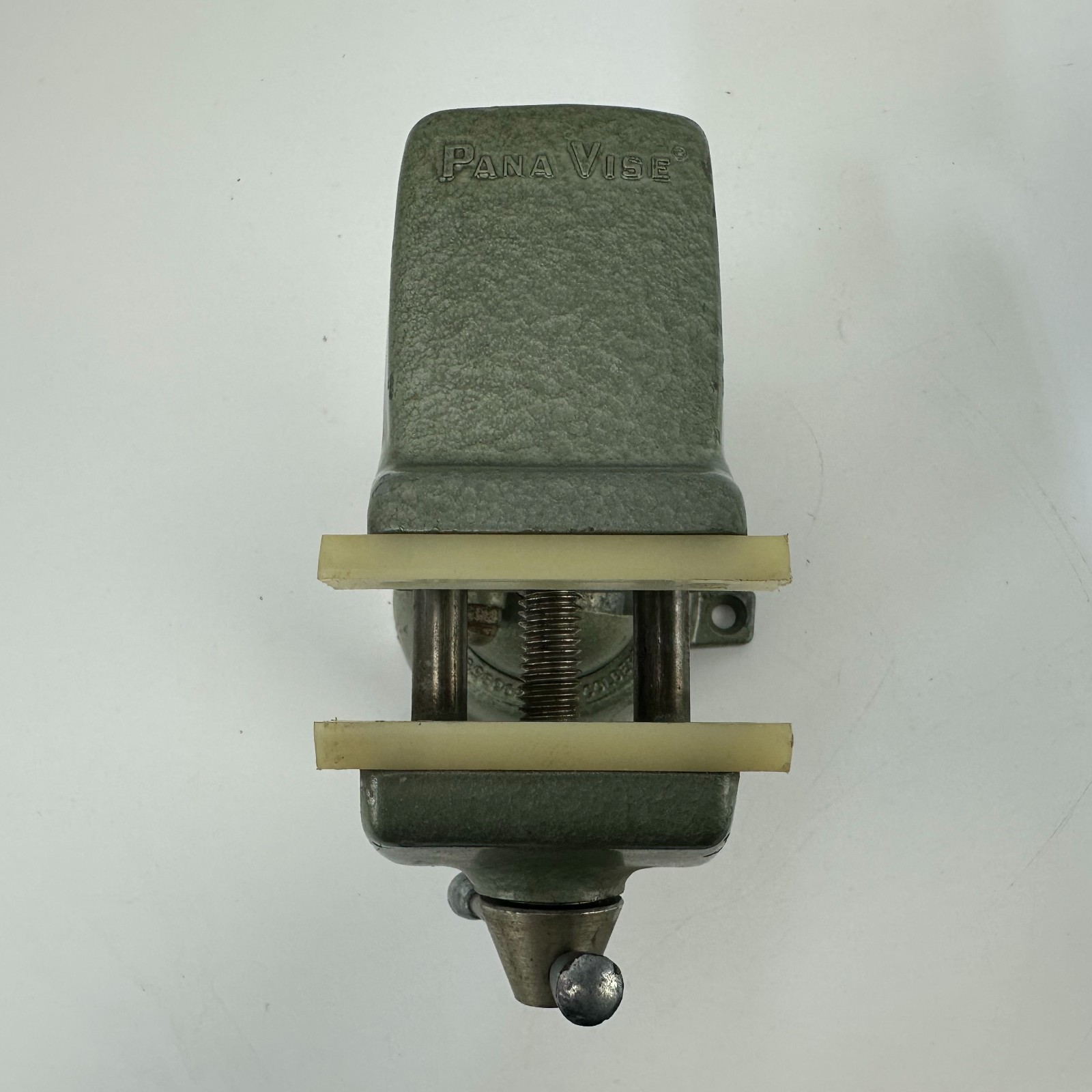Vintage Panavise Vise Patent Num. #289068 Light Green Metal