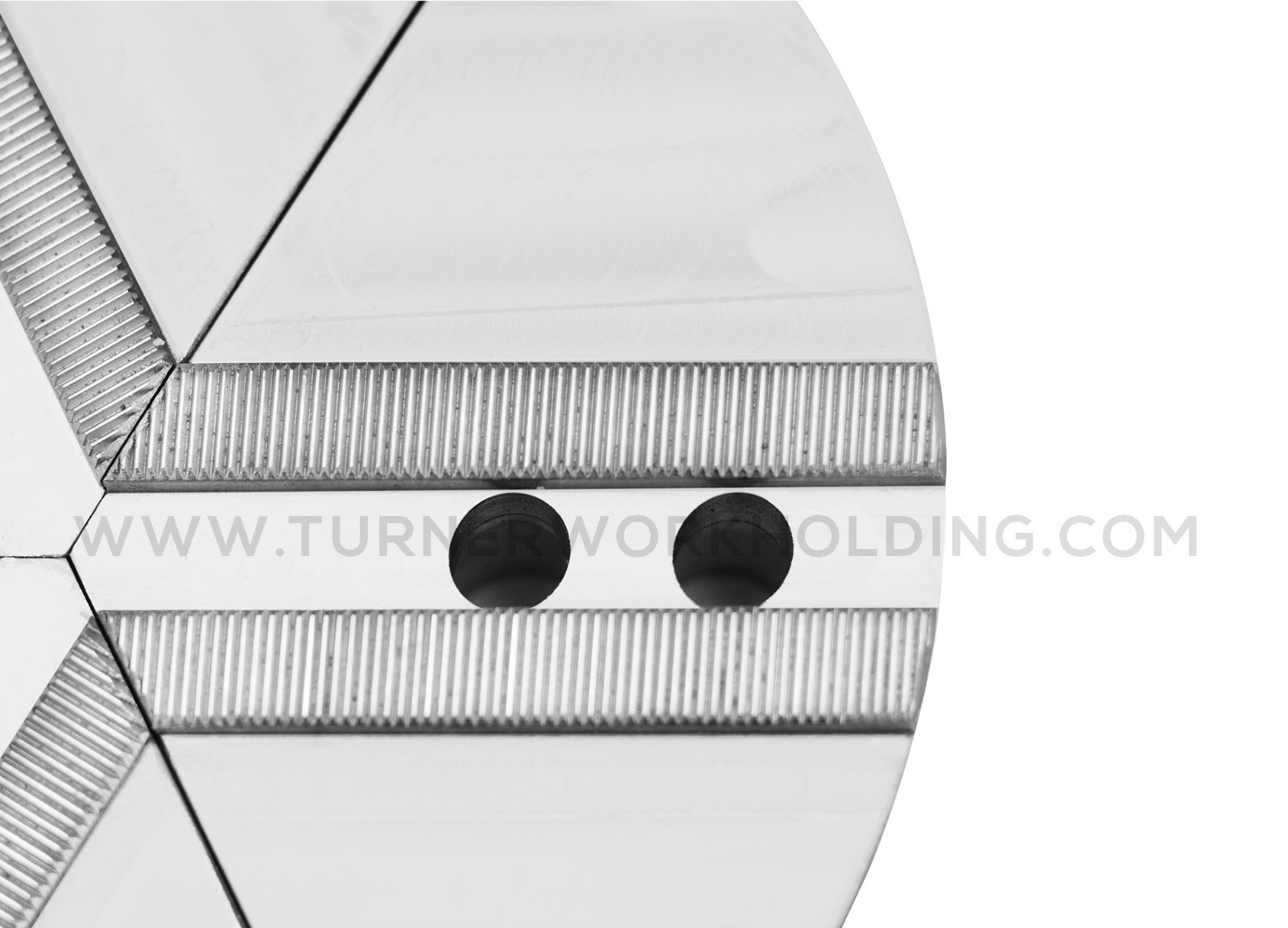 10″ STEEL ROUND FULL GRIP PIE SOFT JAWS FOR KITAGAWA CHUCK (B-210), 2″HT, 3PC
