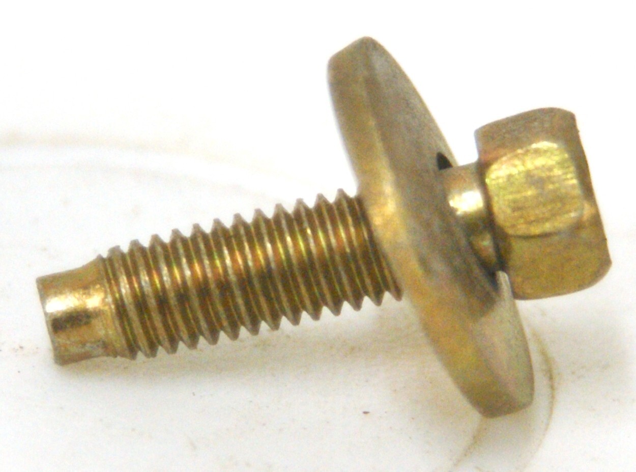 (10) M6 -1.0 x 20 mm Flange Head Hex Bolt W/ Washer Class 9.8 Steel–7987