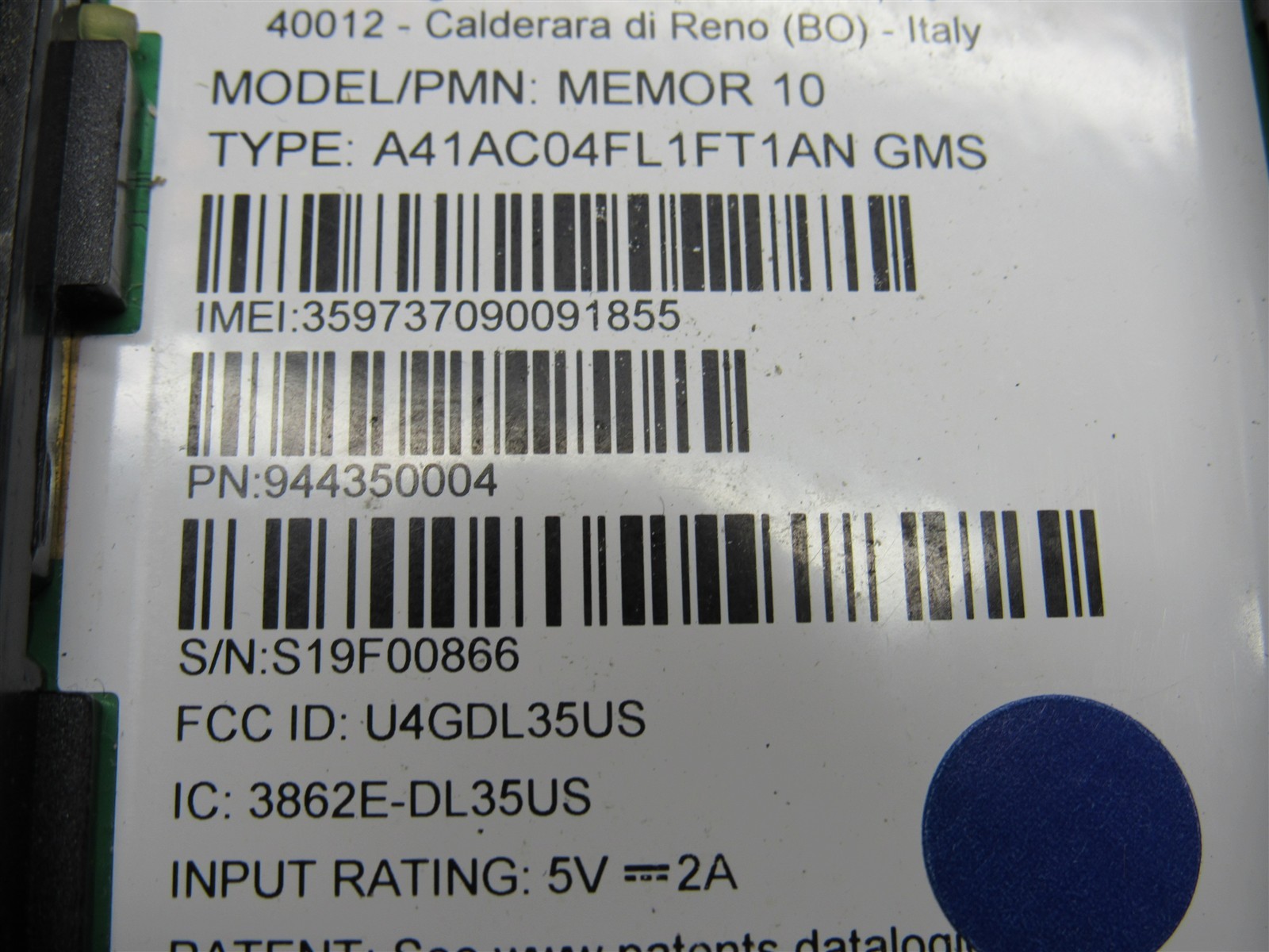 4 LOT Datalogic Memor 10 Mobile Computer 944350004 Android 10 + 9 with Battery