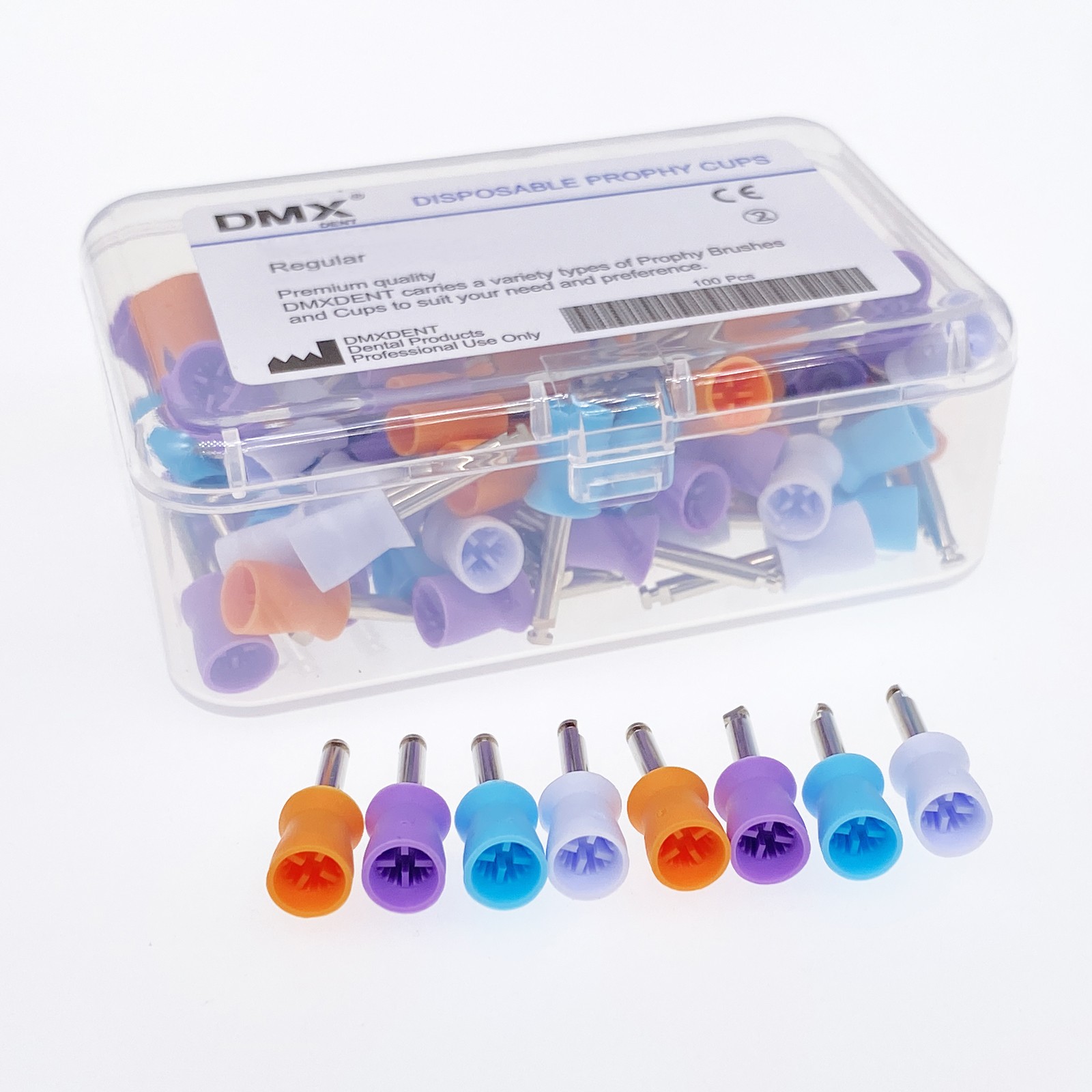 100-1000*Dental Rubber Prophy Tooth Teeth Polish Polishing Cups Latch Type Brush