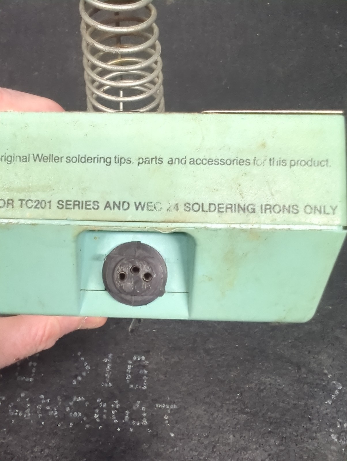 Weller TC202 Power Unit 60 Watt 120Vac Used Good missing TC201 soldering iron