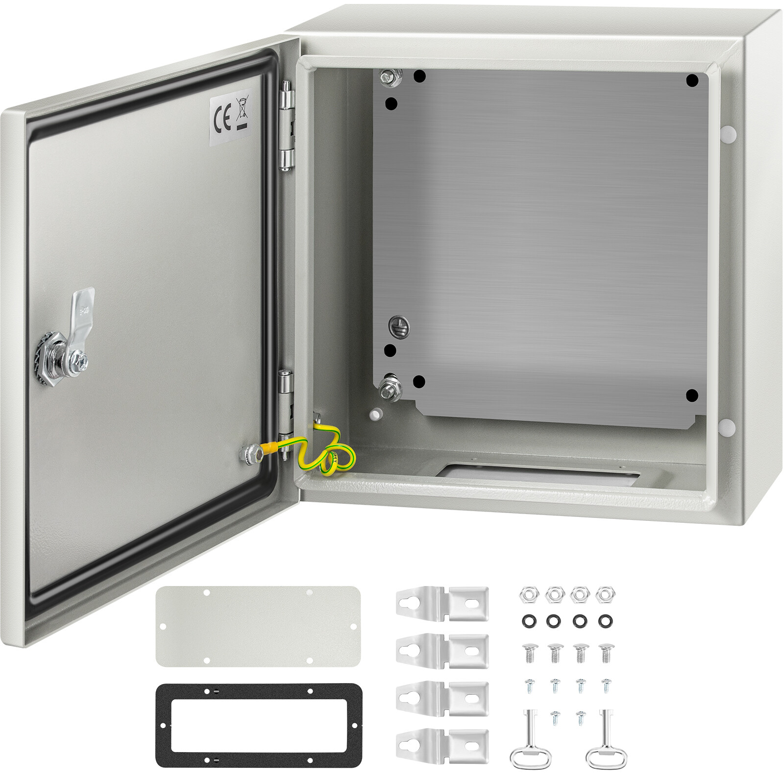 VEVOR Steel Electrical Box Electrical Enclosure Box 12x12x6” Carbon Steel IP65
