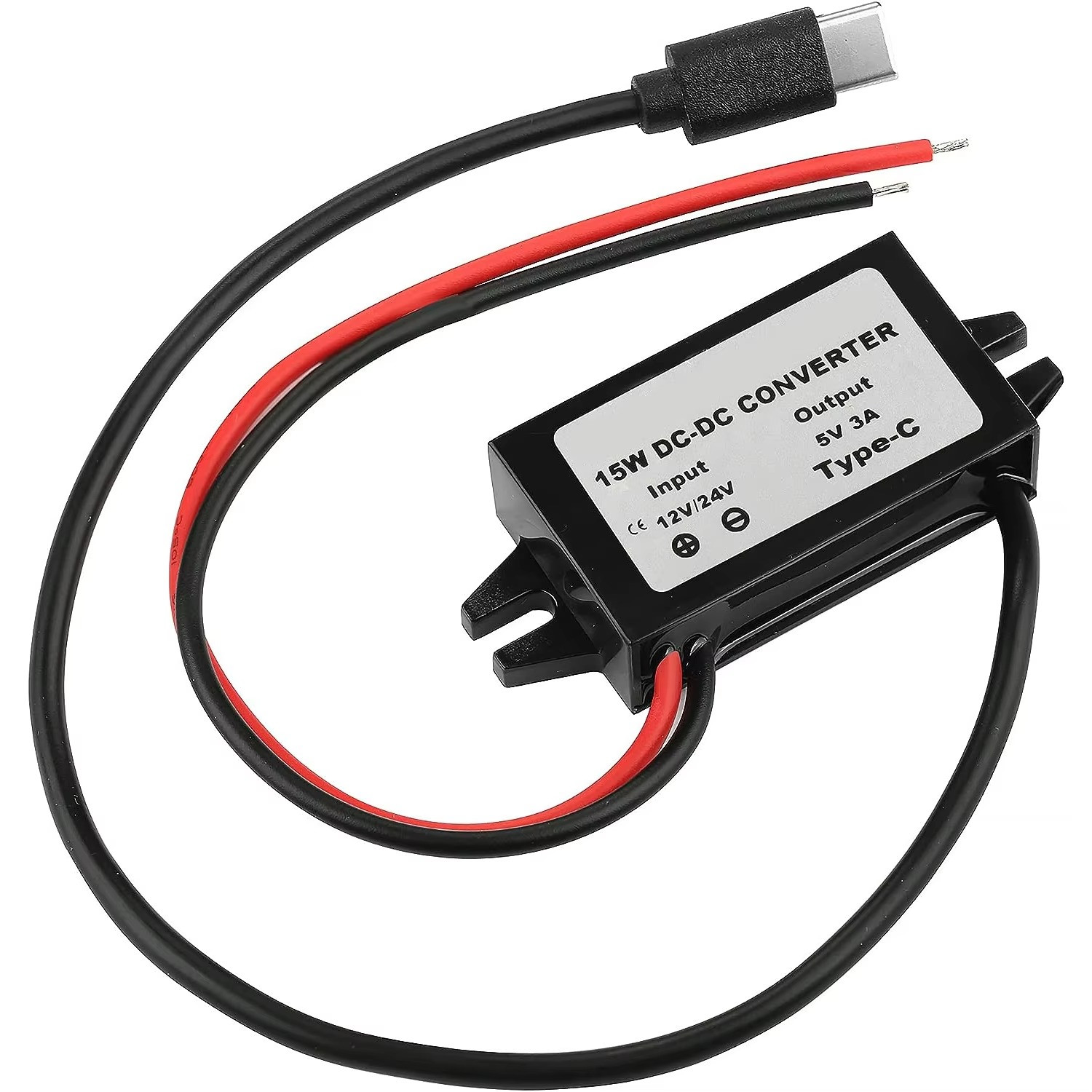 DC 12V to 5V 3A 15W Step down USB Converter Regulator Adapter For Car Charger US
