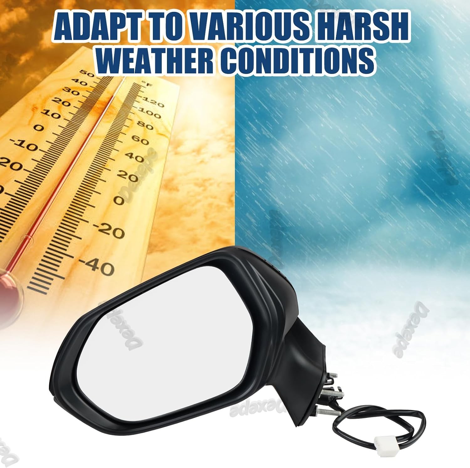 Driver Side Mirror Assembly Compatible with Toyota Corolla 2020-2025 Non-heated