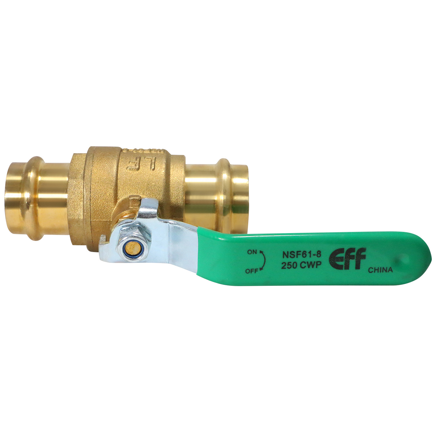 5 Pack XFITTING 1″ Press Ball Valve, Lead Free Brass, Full Port, ProPress