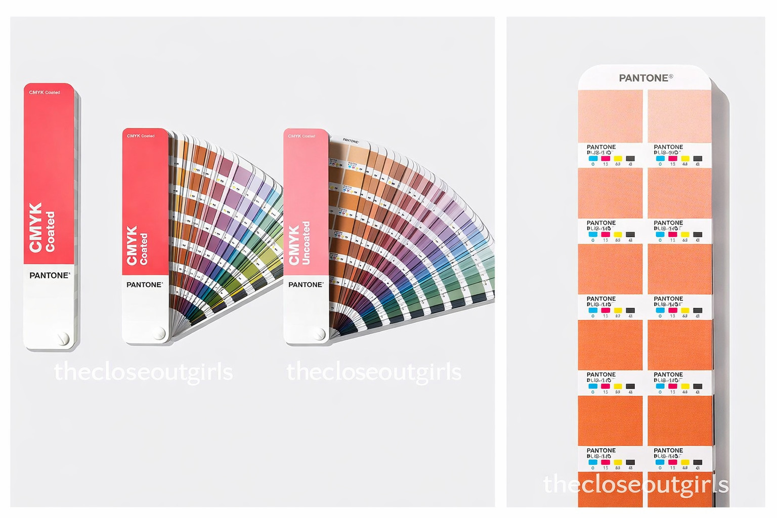 Pantone CMYK Guide Set Coated & Uncoated Packed W/Thousands Of Achievable Colors