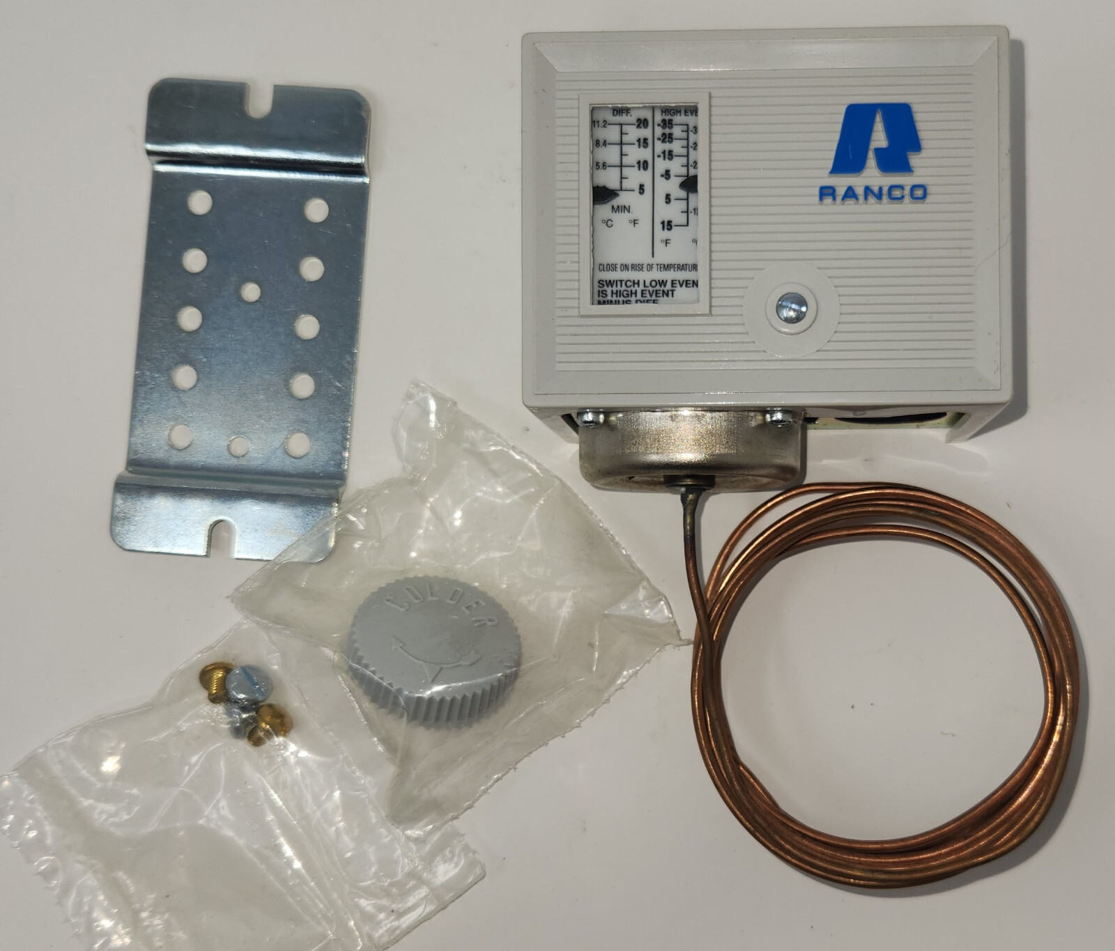 Ranco O10-1419 Extra Low Temperature Control, -35 to 15F