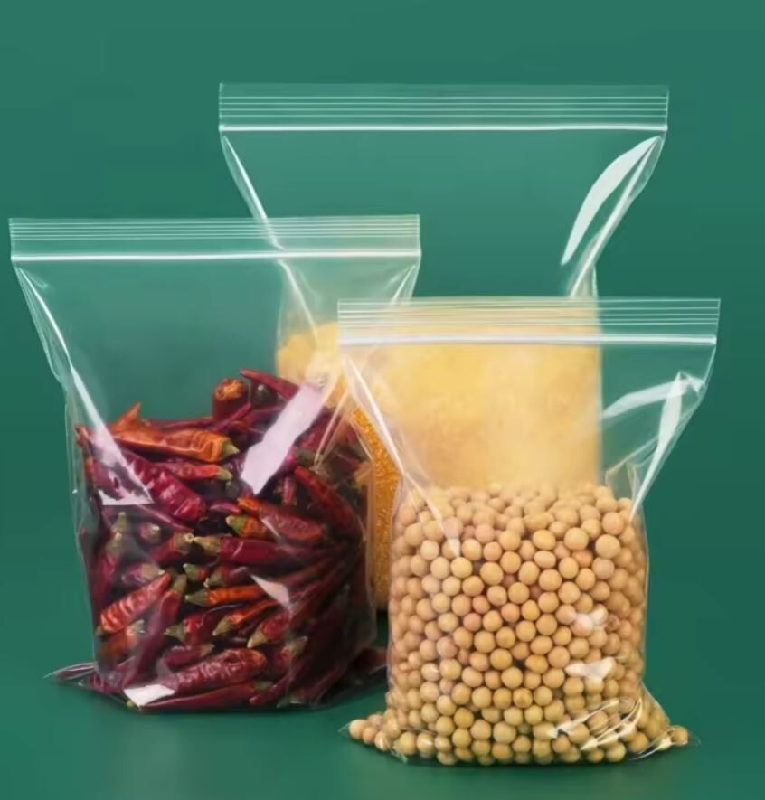 Clear 2mil Reclosable Zipper Poly Bags Self Seal Plastic Poly Bags MANY Sizes