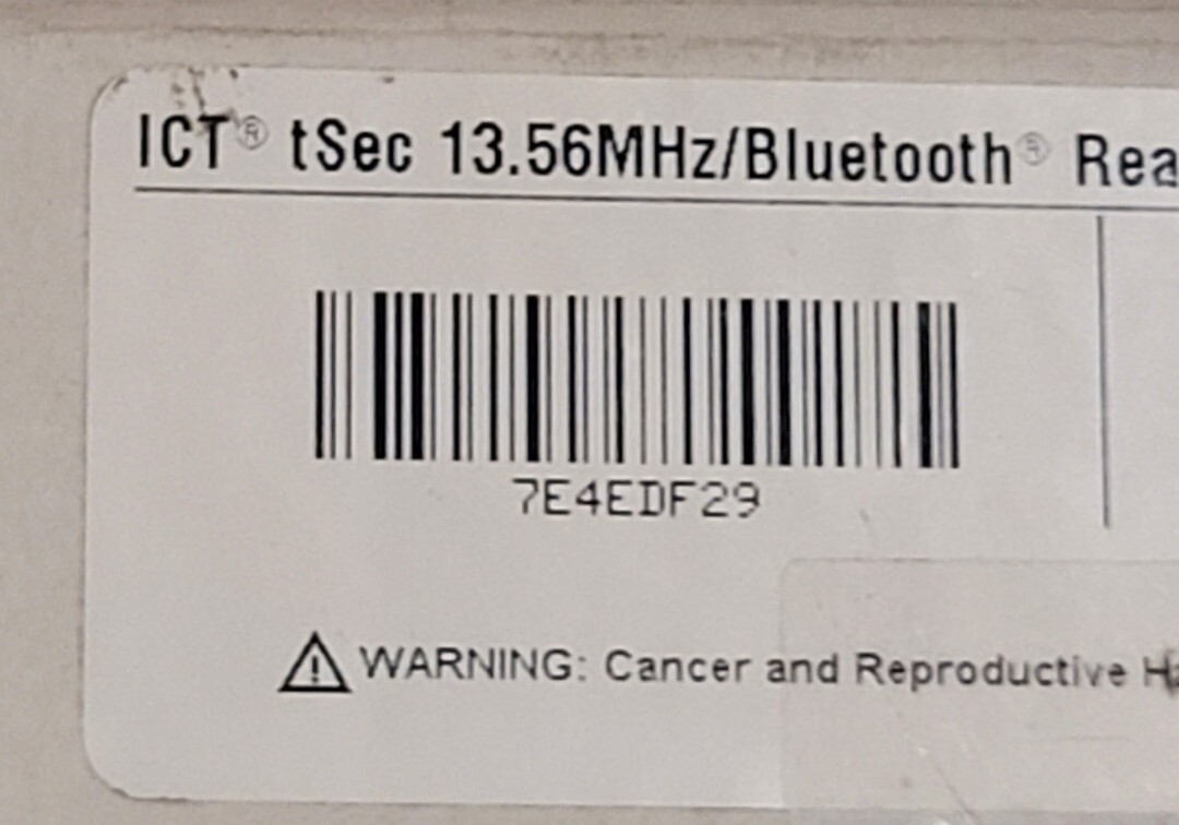 ICT tSec 13.56MHz/Bluetooth Reader Mullion Black PRX-TSEC-STD-DF-BT-B Brand New