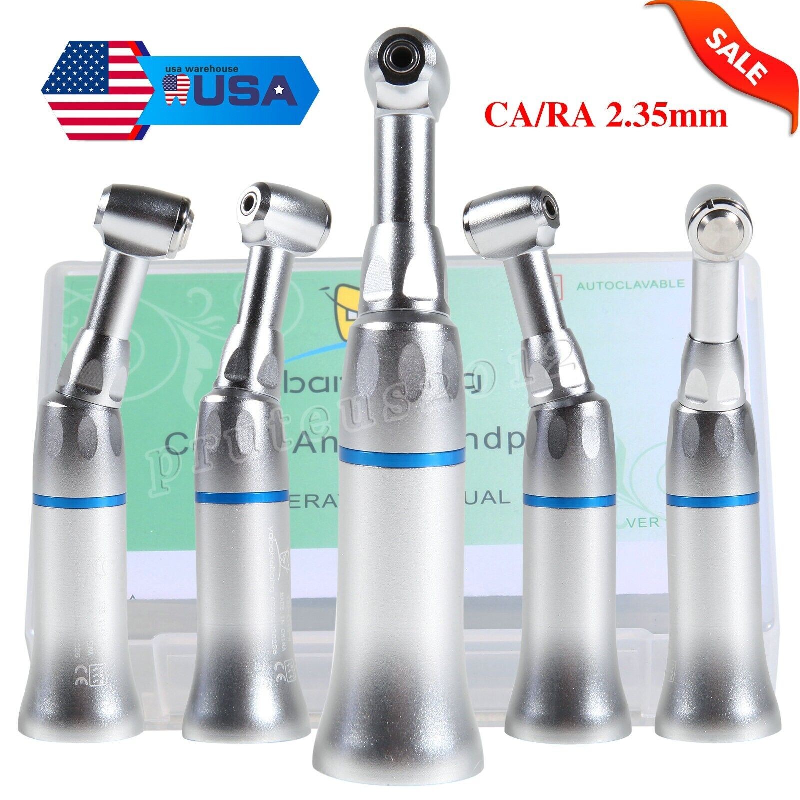 NSK Style Dental Low Slow Speed Handpiece Contra Angle Push Button E-Type USA!!!