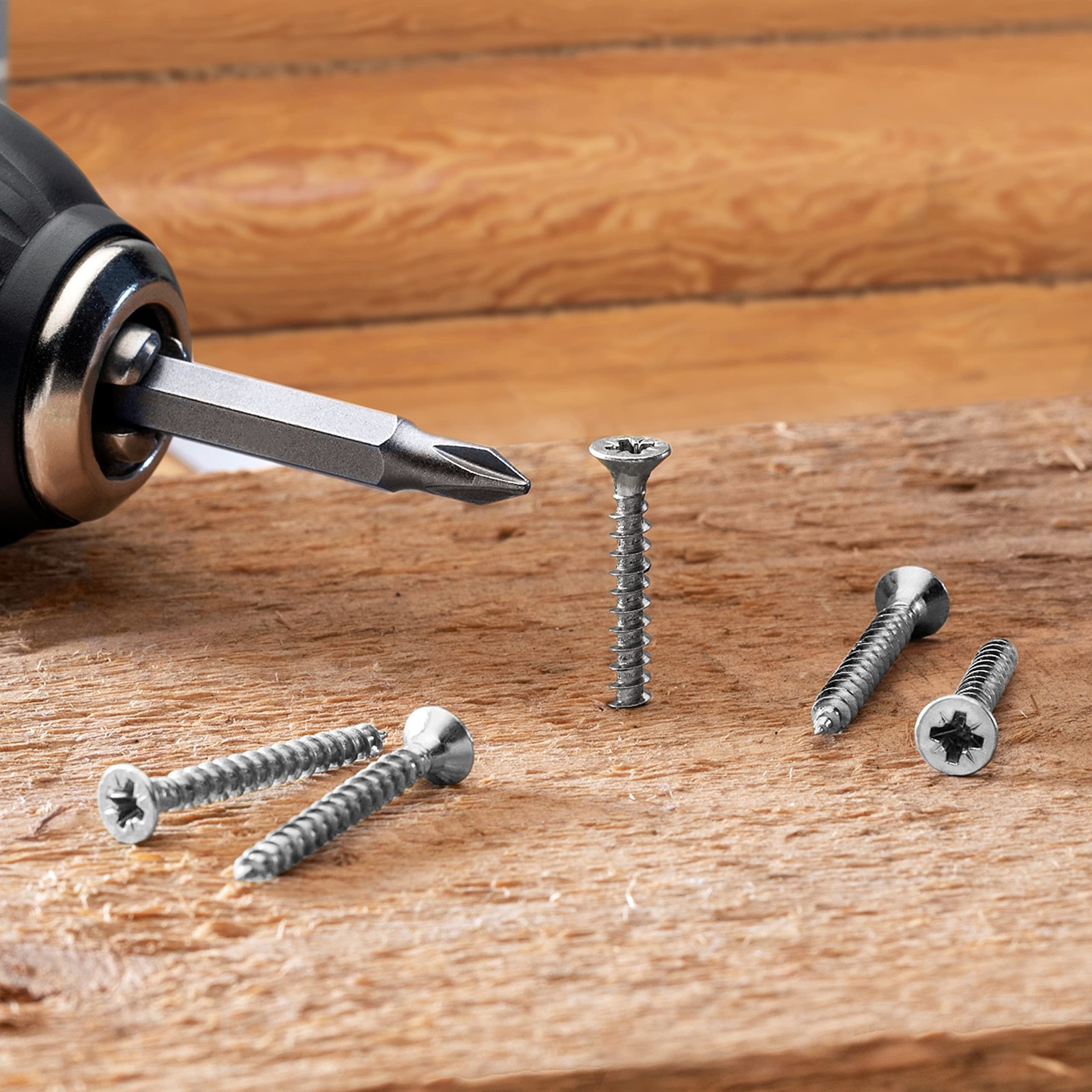 Mr. Pen- Wood Screws Assortment Kit, 152 pcs, Silver, Phillips Tips, Assorted