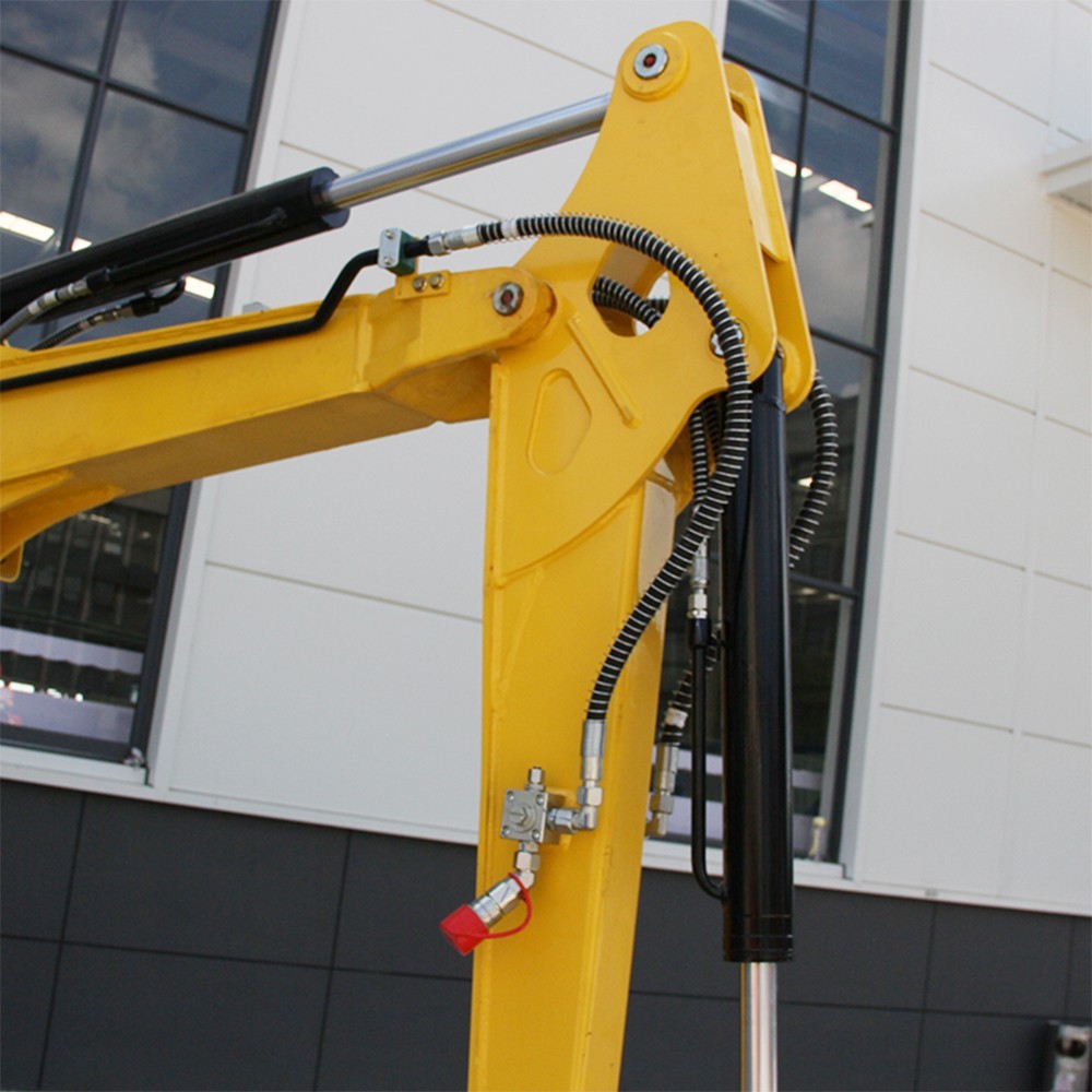 3.5 Ton Mini Excavator Kubota V1505 Cab AC Boom Swing Hydraulic Pilot EPA 25HP