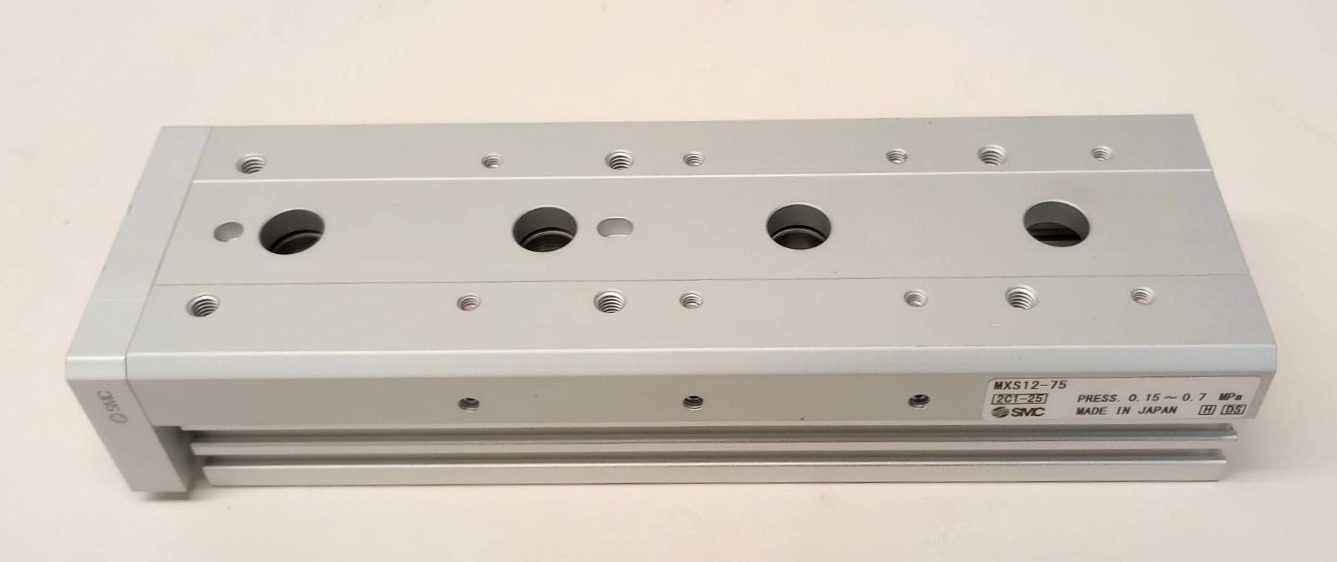 SMC MXS12-75 Pneumatic Slide Table Cylinder