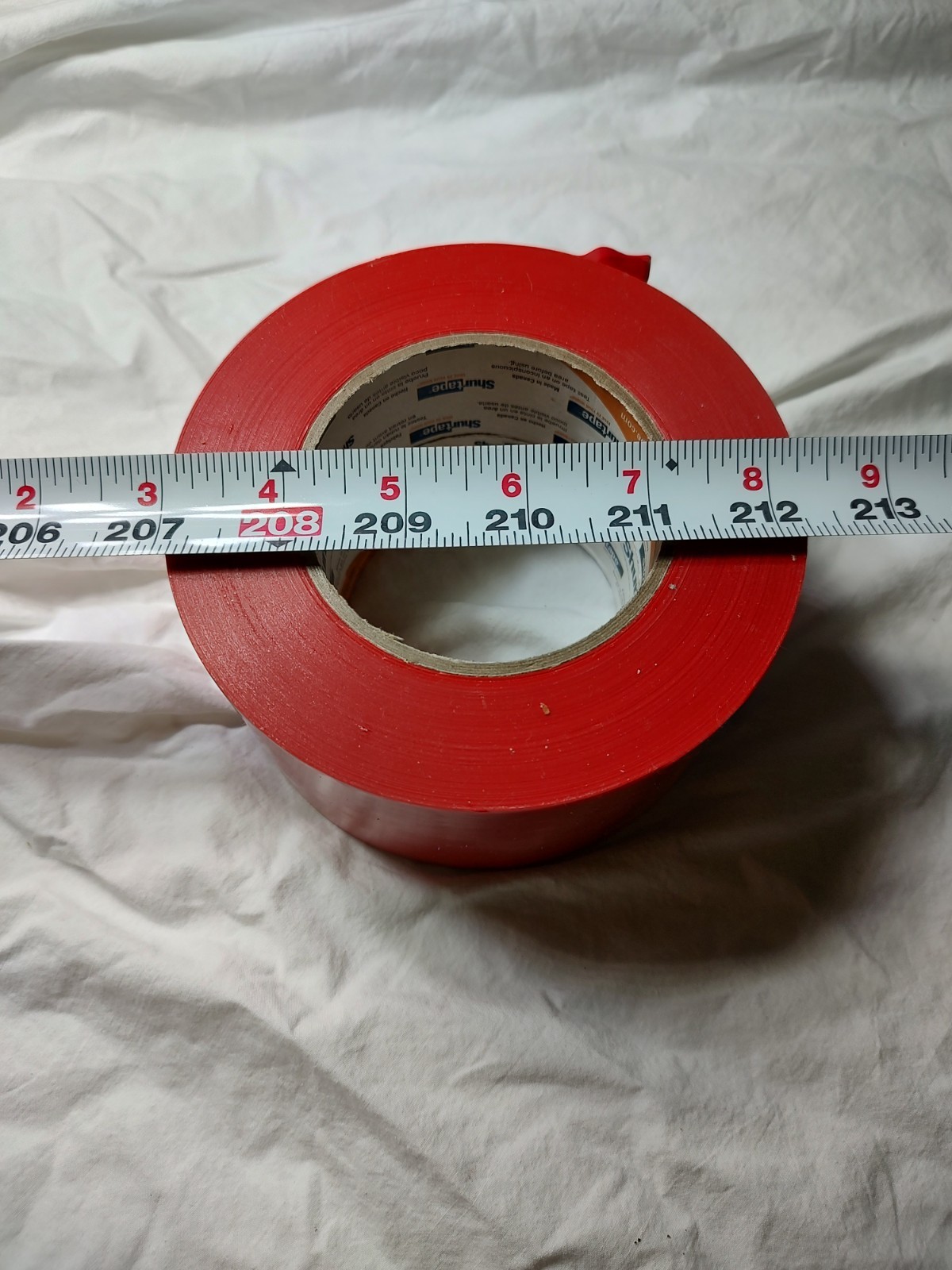 Shurtape PE 444 UV-Resistant Polyethylene Tape Red 16 – 72mm x 55m or 2.83″x180′