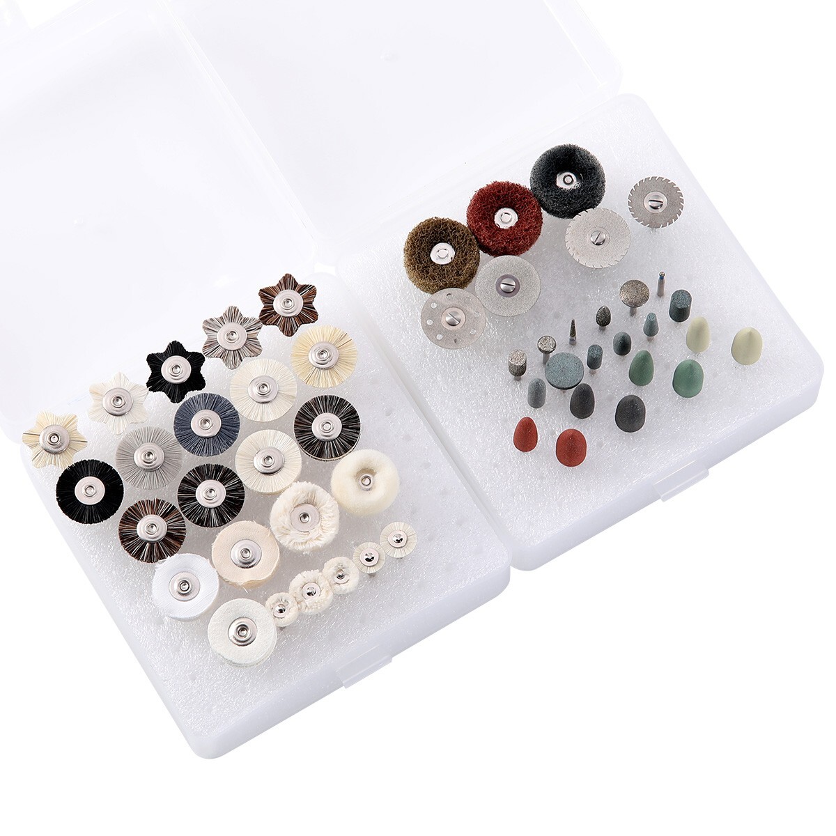 51pcs Dental Lab Polishing Burs Kit HP 2.35mm for Composite Ceramic Polishing US