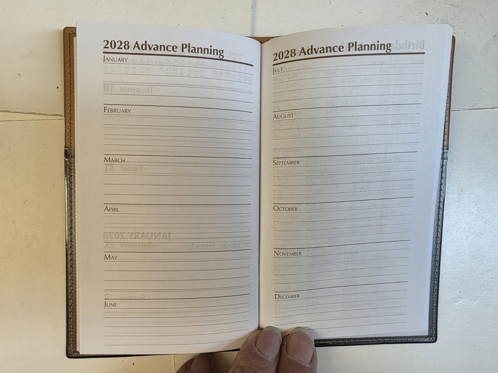 2027 Pocket Pal Calendar Personal Planner and Diary — Brand New In Stock Now
