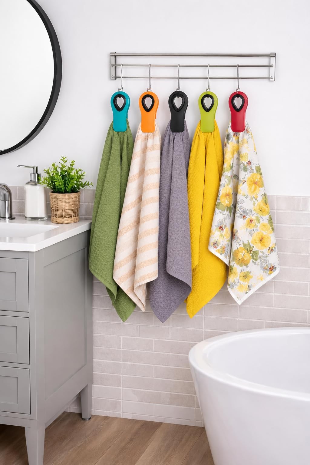 Standard, Multicolor (Blue, Orange, Black, Yellow-green, Red, Purple)
