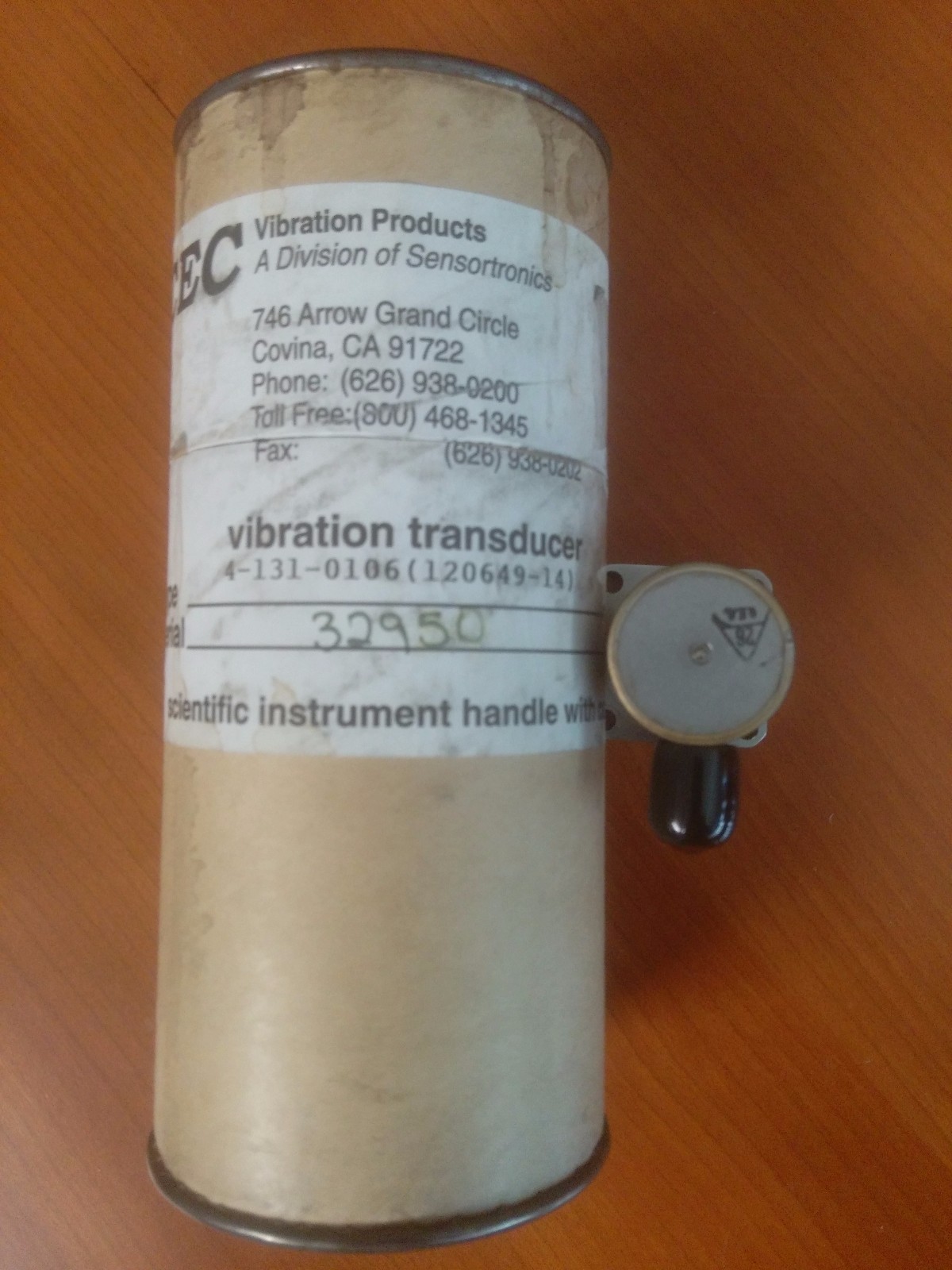 CEC 4-131-0106 VIBRATION TRANSDUCER, NEW IN BOX, 2 AVAILABLE, 60 DAYS WARRANTY