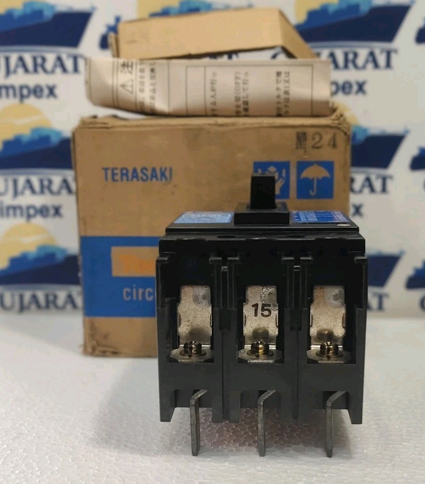 TERASAKI ELECTRIC XS50NS 3P 15A 600VAC 25KA TemBreak Circuit Breaker MALAYSIA