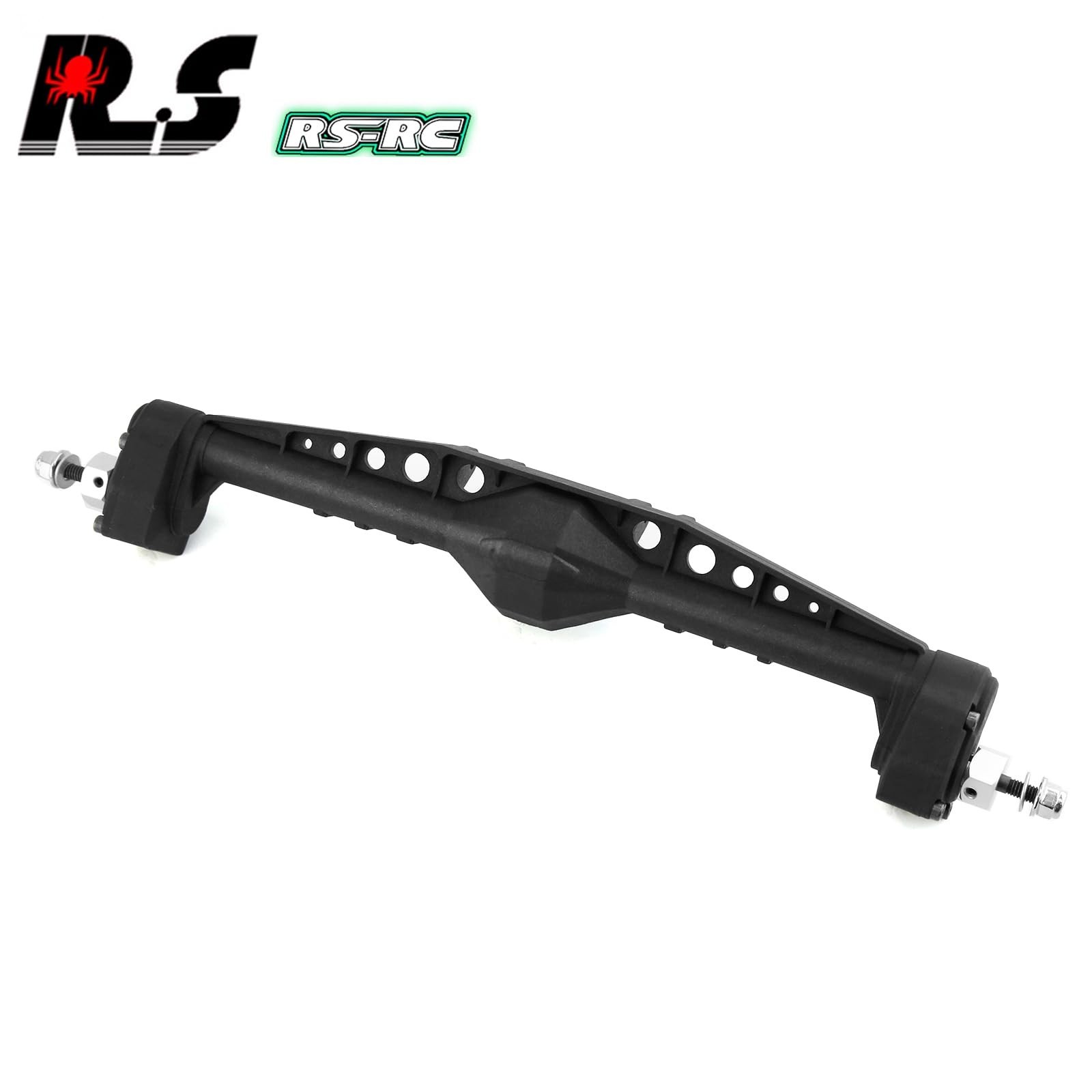 REDSPIDER Front and Rear Plastic Currie F9 Portal Axle Complete ， for Axi