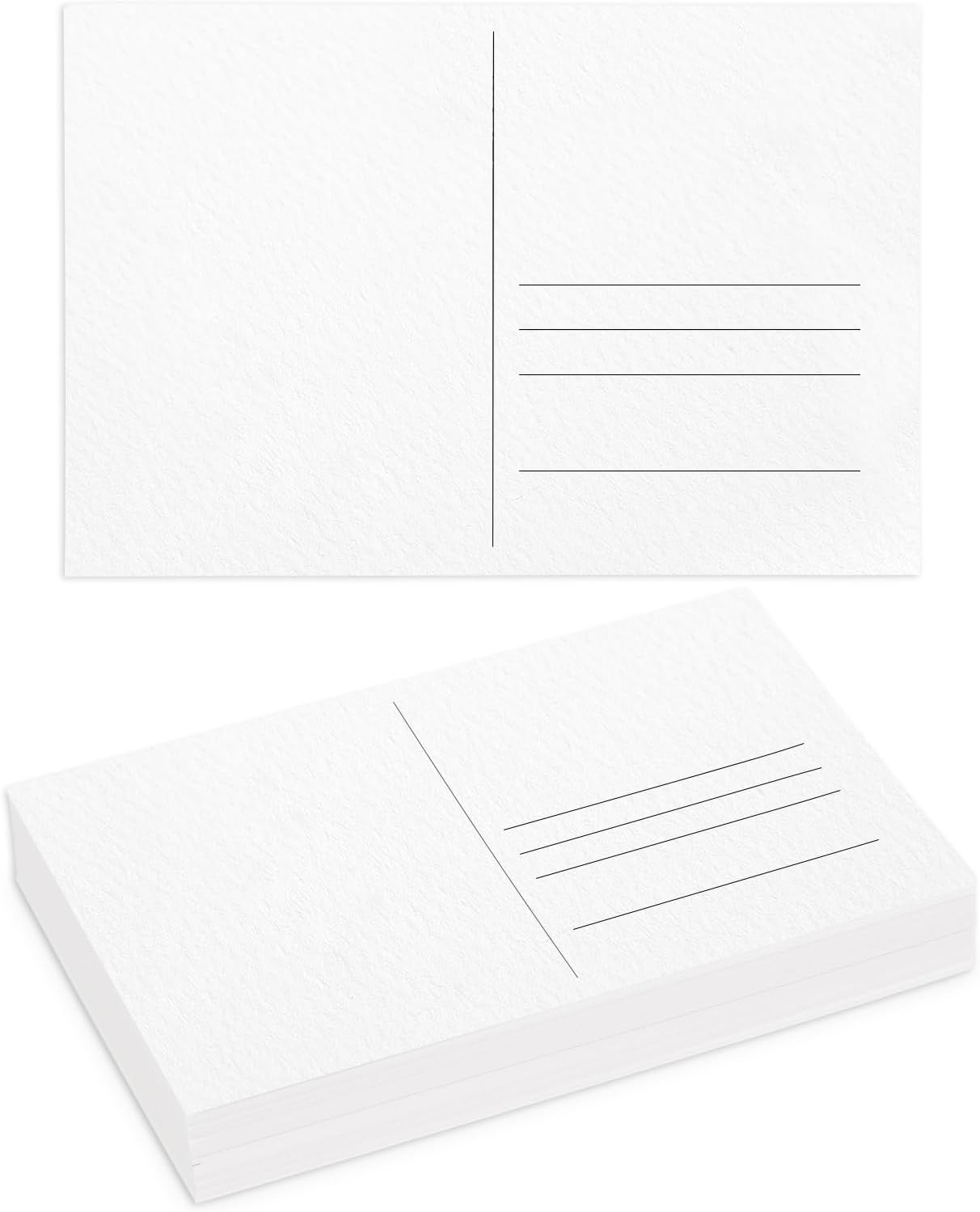 50 Pieces Watercolor Postcards, 100% Cotton 140Lb/300Gsm Blank Postcards | 4X6 I