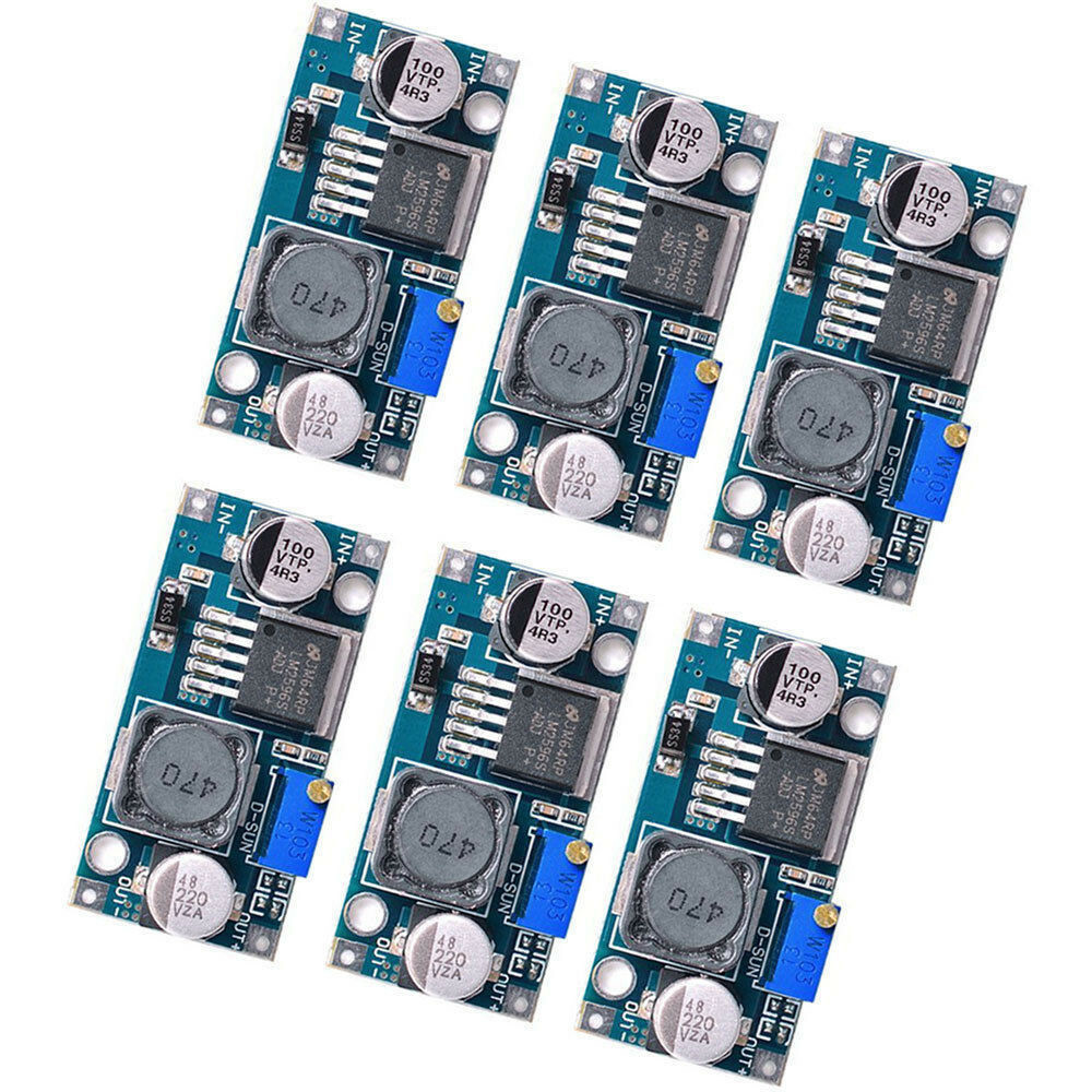 1x 10x LM2596S DC-DC 3A Buck Adjustable Step-down Power Supply Converter Module