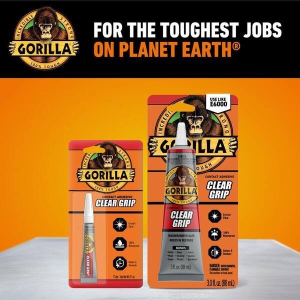Gorilla 3 oz. Clear Grip Tube