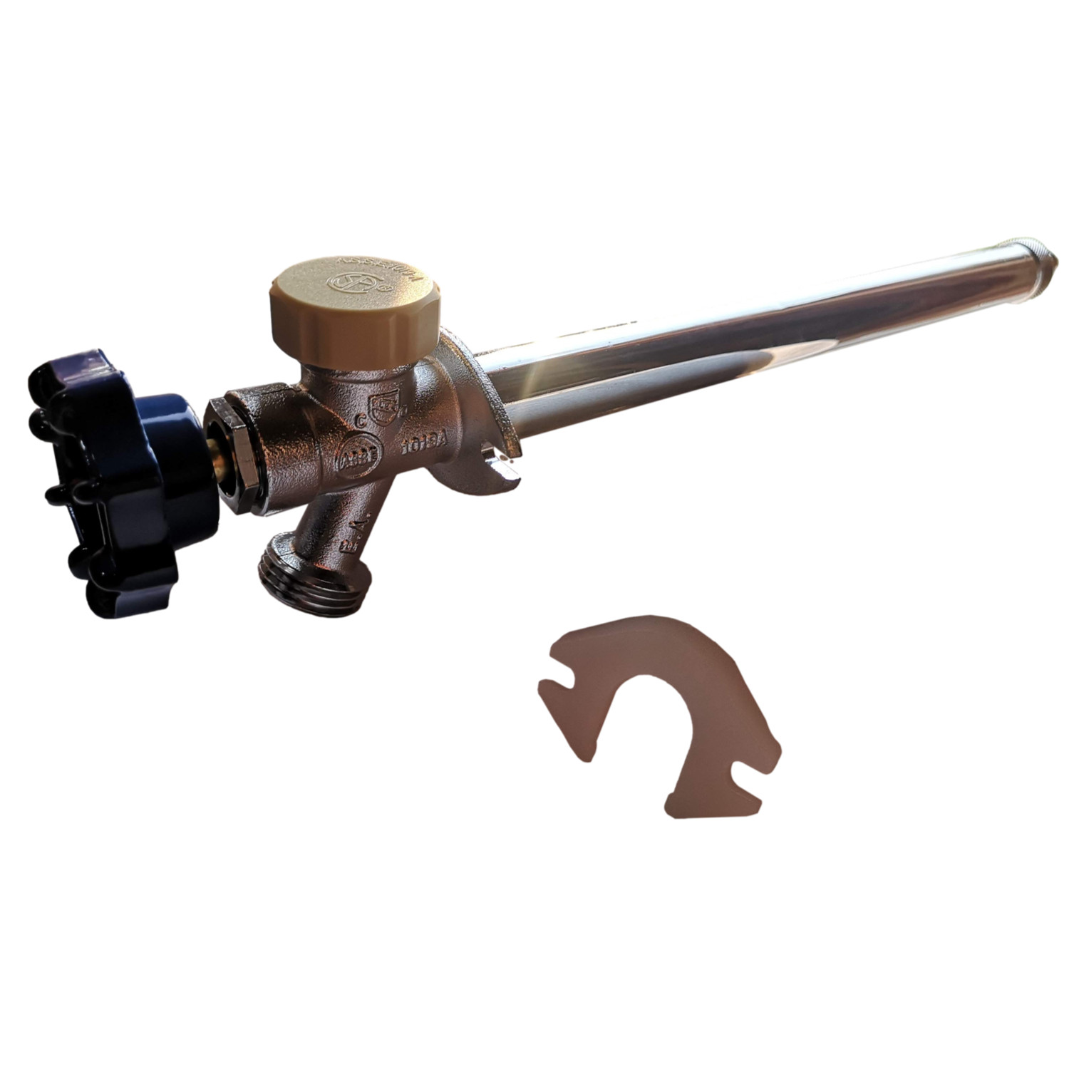 1 Pc. Anti-Siphon Frost Free Sillcock 10″, 1/2″ Pex x 3/4″ GHT Garden Valve