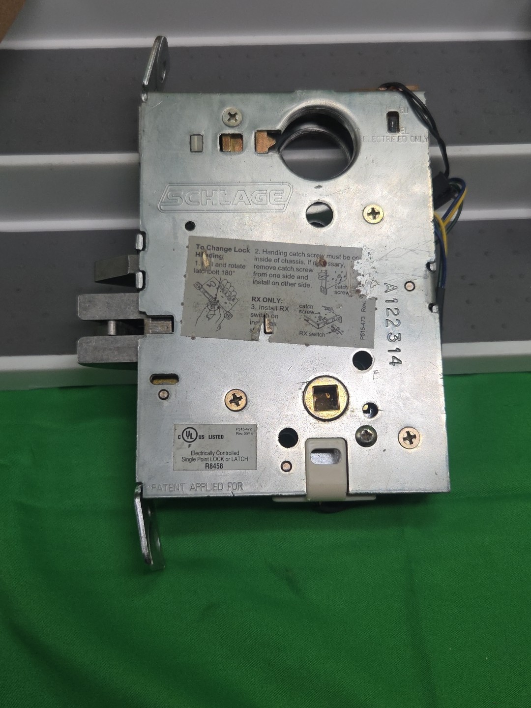 Schlage L9092EU RX Electrified Lock Body For L 9000 Series Made Mexico Door Lock