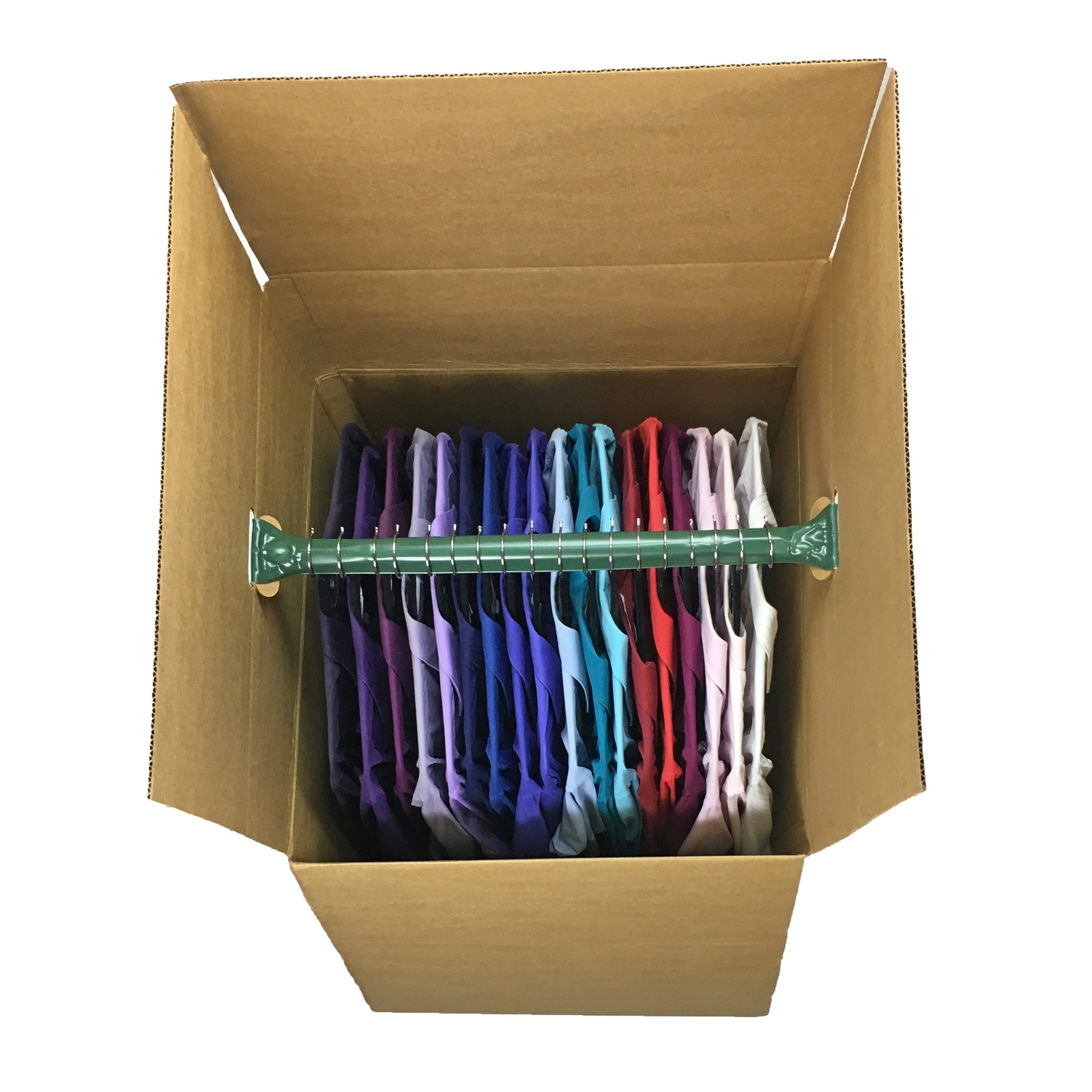 UBMOVE Large Corrugated Wardrobe Moving Boxes (Bundle of 3) 24″ x 24″ x40″
