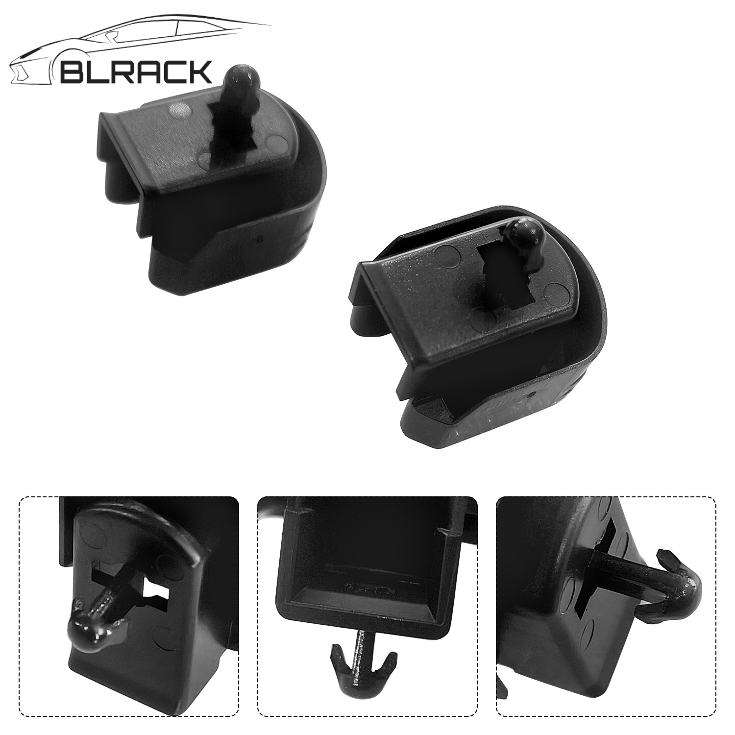 2PCS Rear Right Tailgate Hinge Bushing 66143-04021 For 2016-2023 Toyota Tacoma
