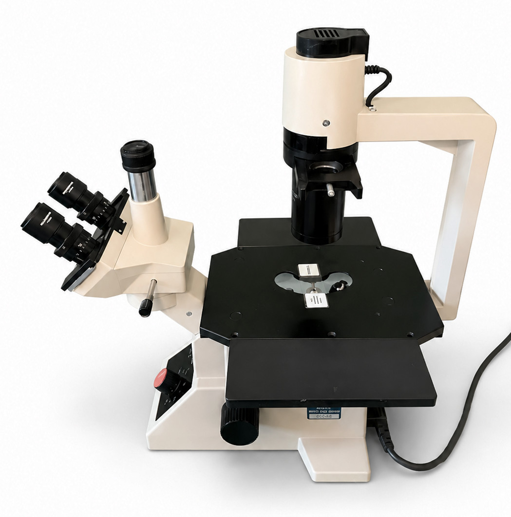 Olympus CK2 Trinocular Inverted Compound Microscope with ULWCD 0.30 Tested