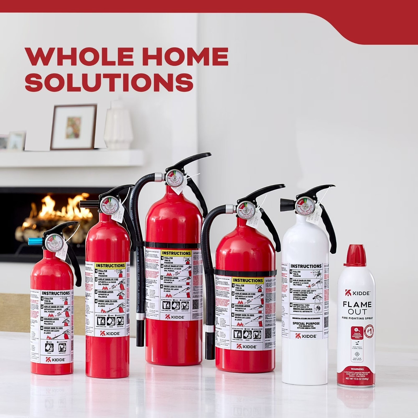 Kidde Fire Extinguisher for Vehicles, Cars, Single Use 5BC
