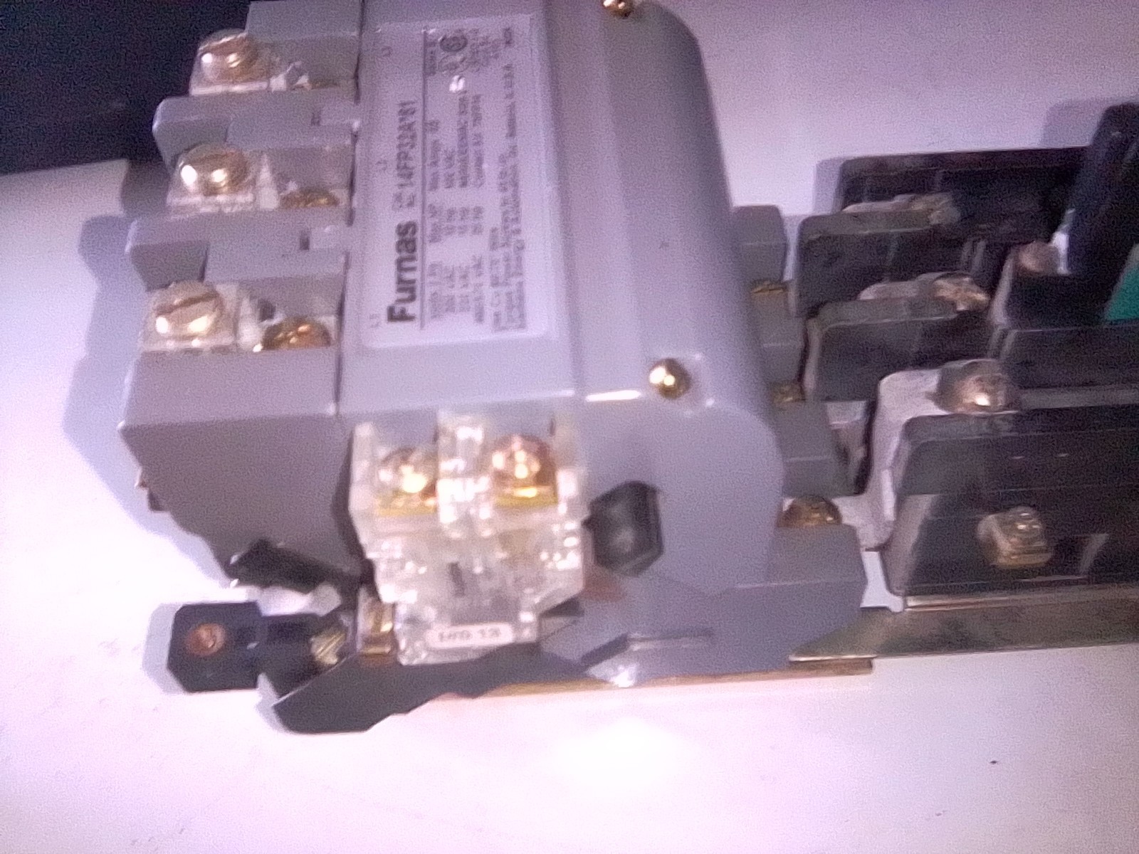 FURNAS 14FP32A*81 NEMA Size 2 FVNR Motor Starter, 3 Phase, 200-575vac, 120v Coil